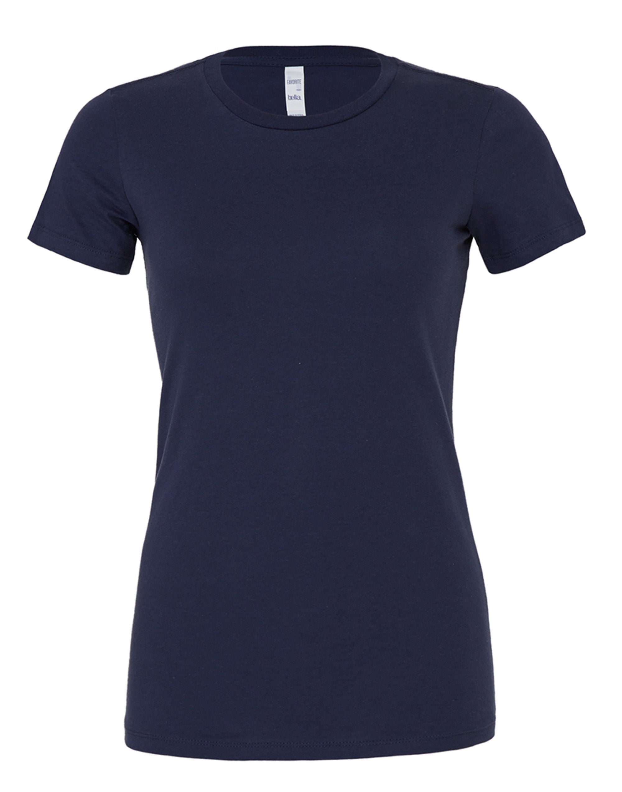 Bella Womens Slim Fit Tee BE6004 - Navy - Customisable