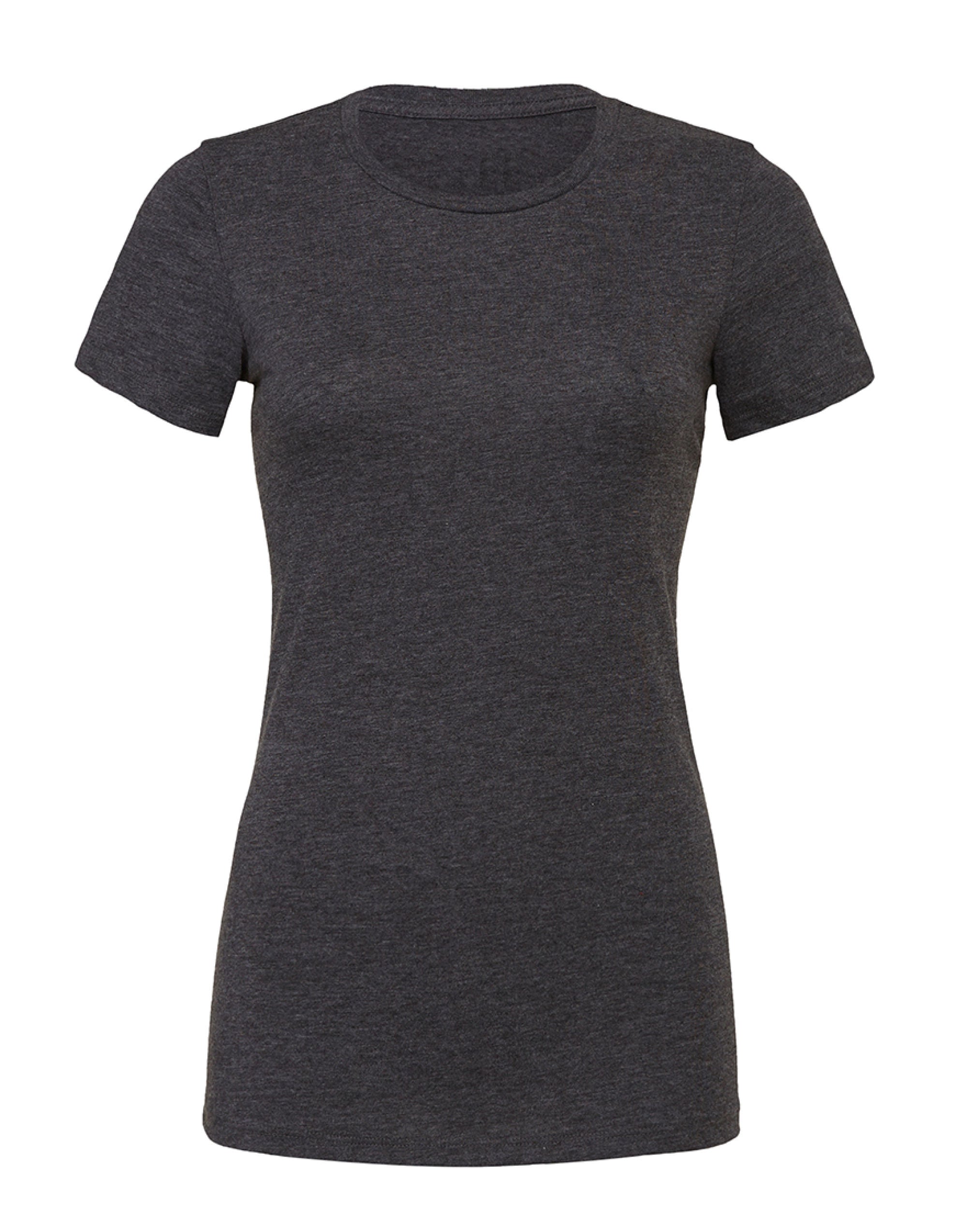 Bella Womens Slim Fit Tee BE6004 - Dark Grey Heather - Customisable