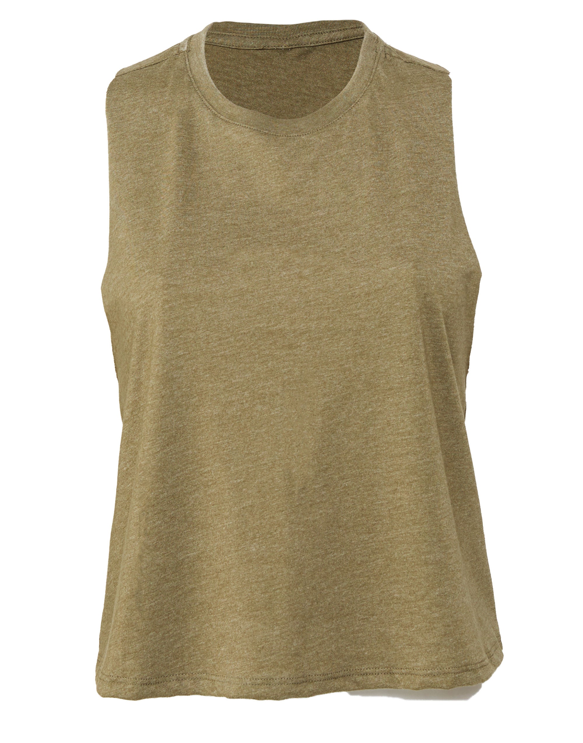 Bella Womens Racerback Cropped Tank BE6682 - - Customisable T-Shirts