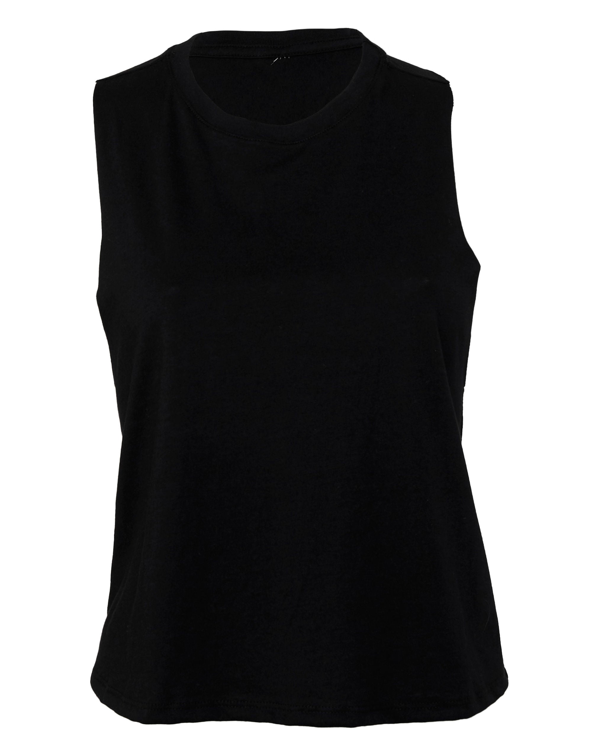Bella Womens Racerback Cropped Tank BE6682 - - Customisable T-Shirts