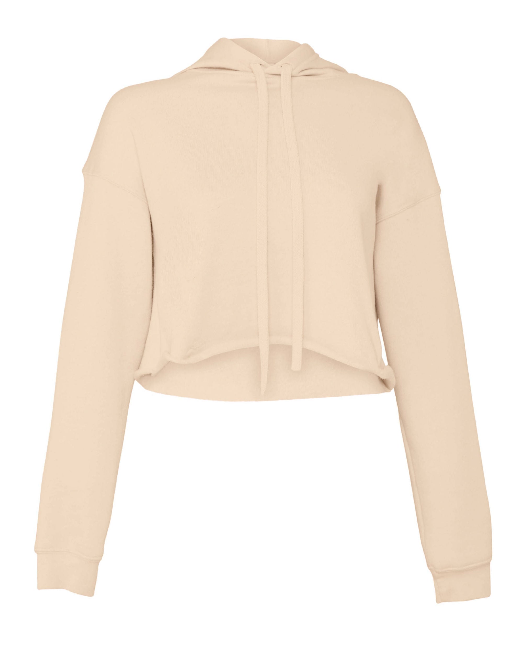 Bella Womens Cropped Fleece Hoody BE7502 - - Customisable Sweatshirts