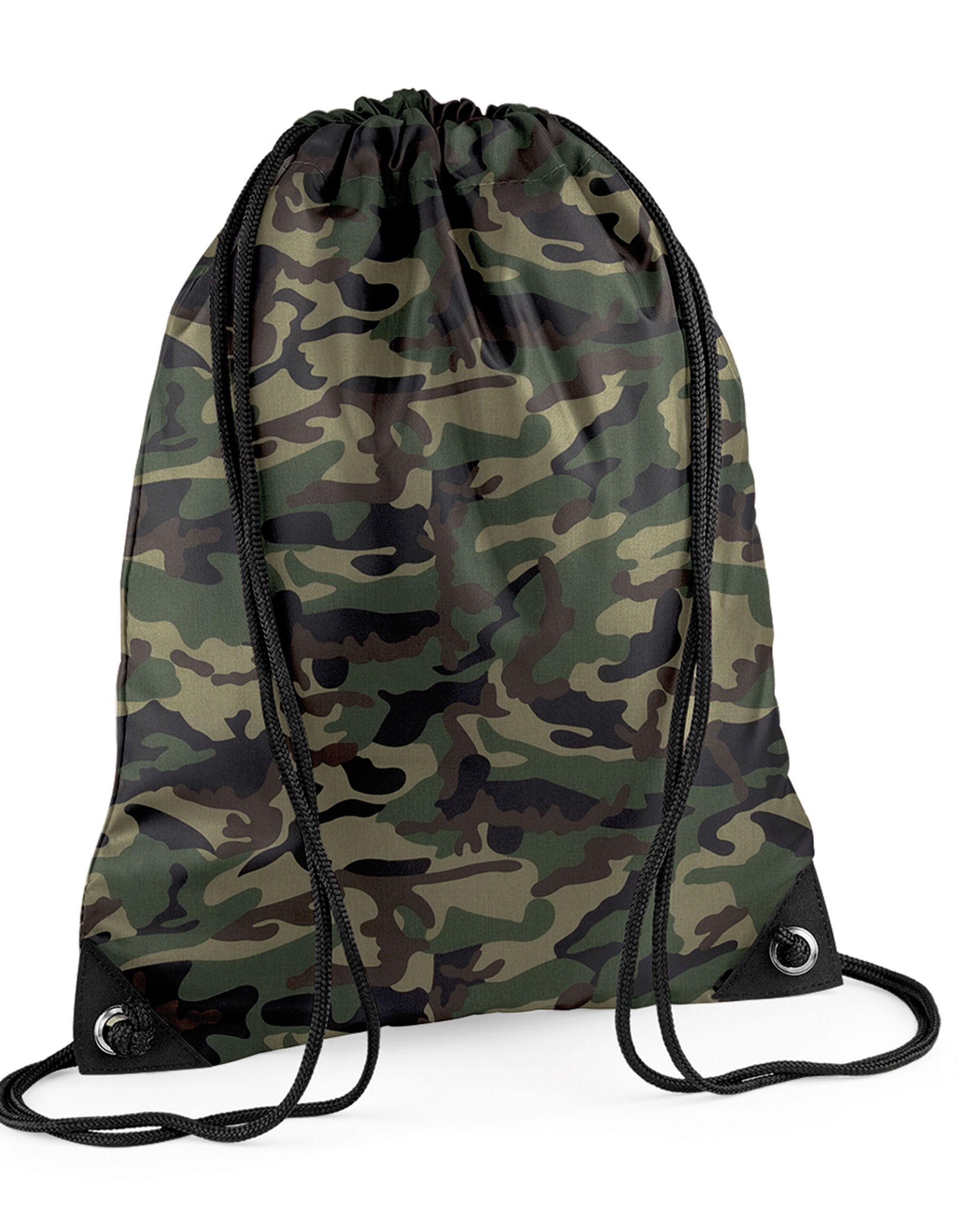 Bagbase Premium Gymsac BG10 - Jungle Camo O S - Customisable Bags
