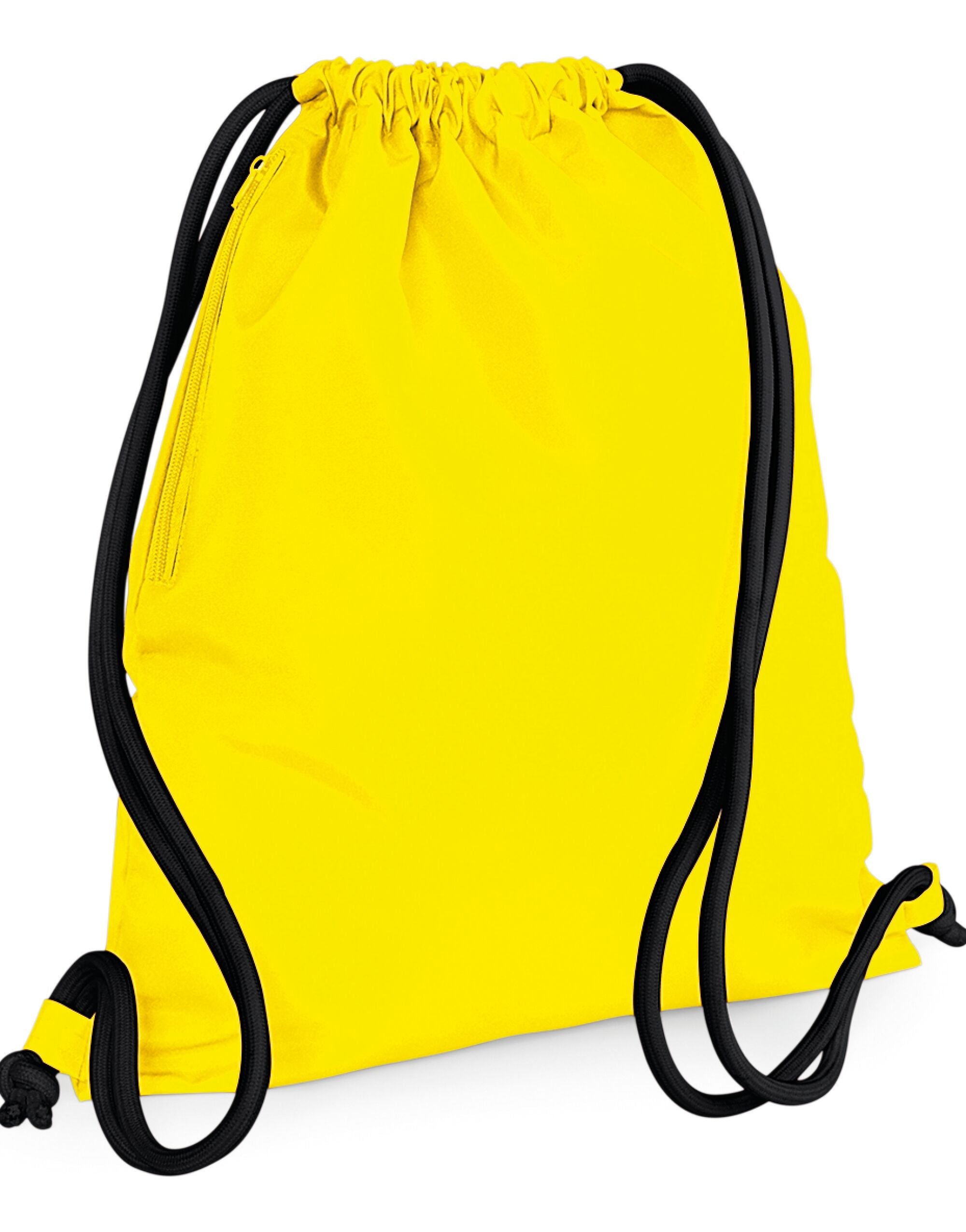 Bagbase Icon Gymsac BG110 - Yellow Black O S - Customisable Bags
