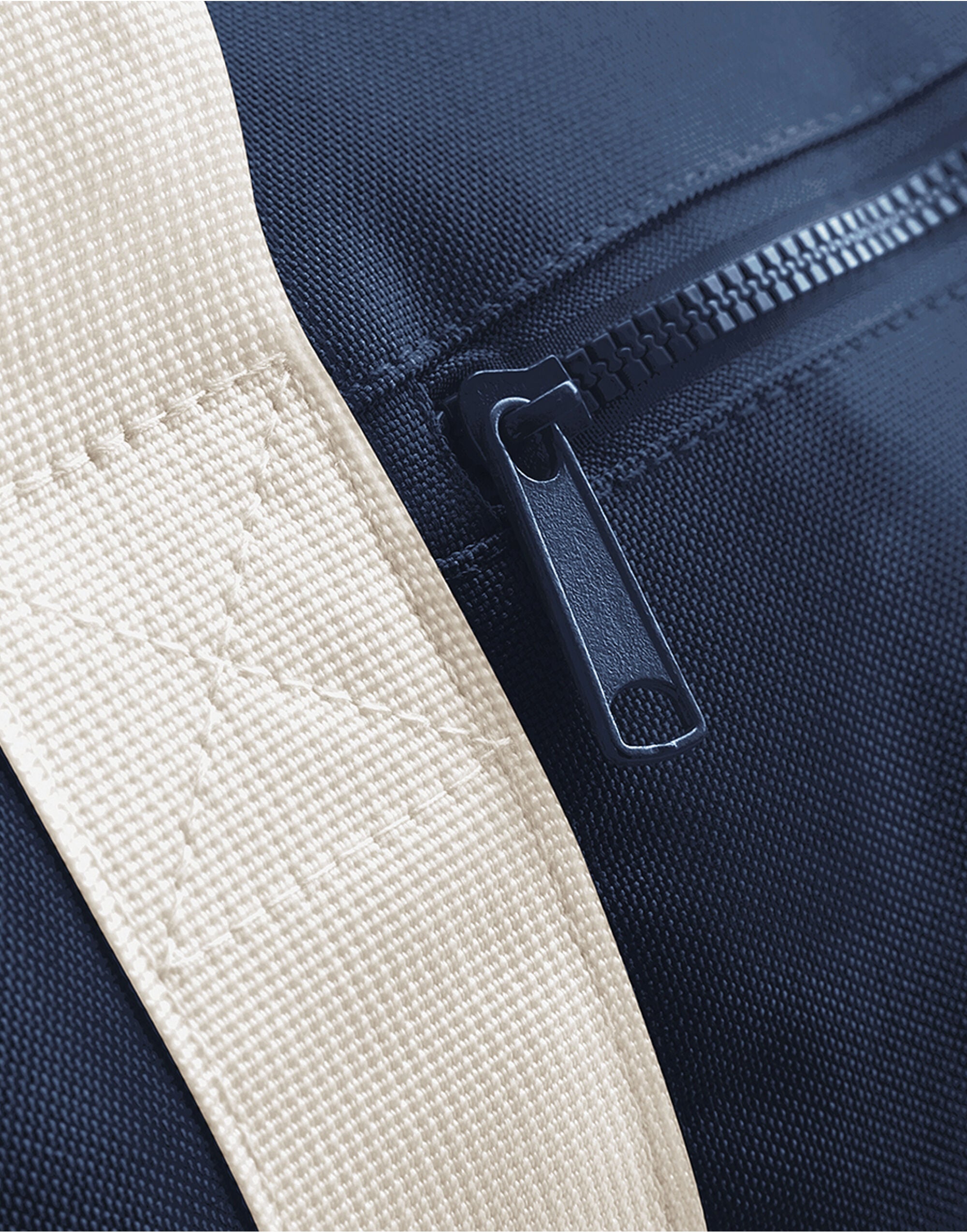 Bagbase Original Barrel Bag BG140 - French Navy Off White O S - Customisable Bags
