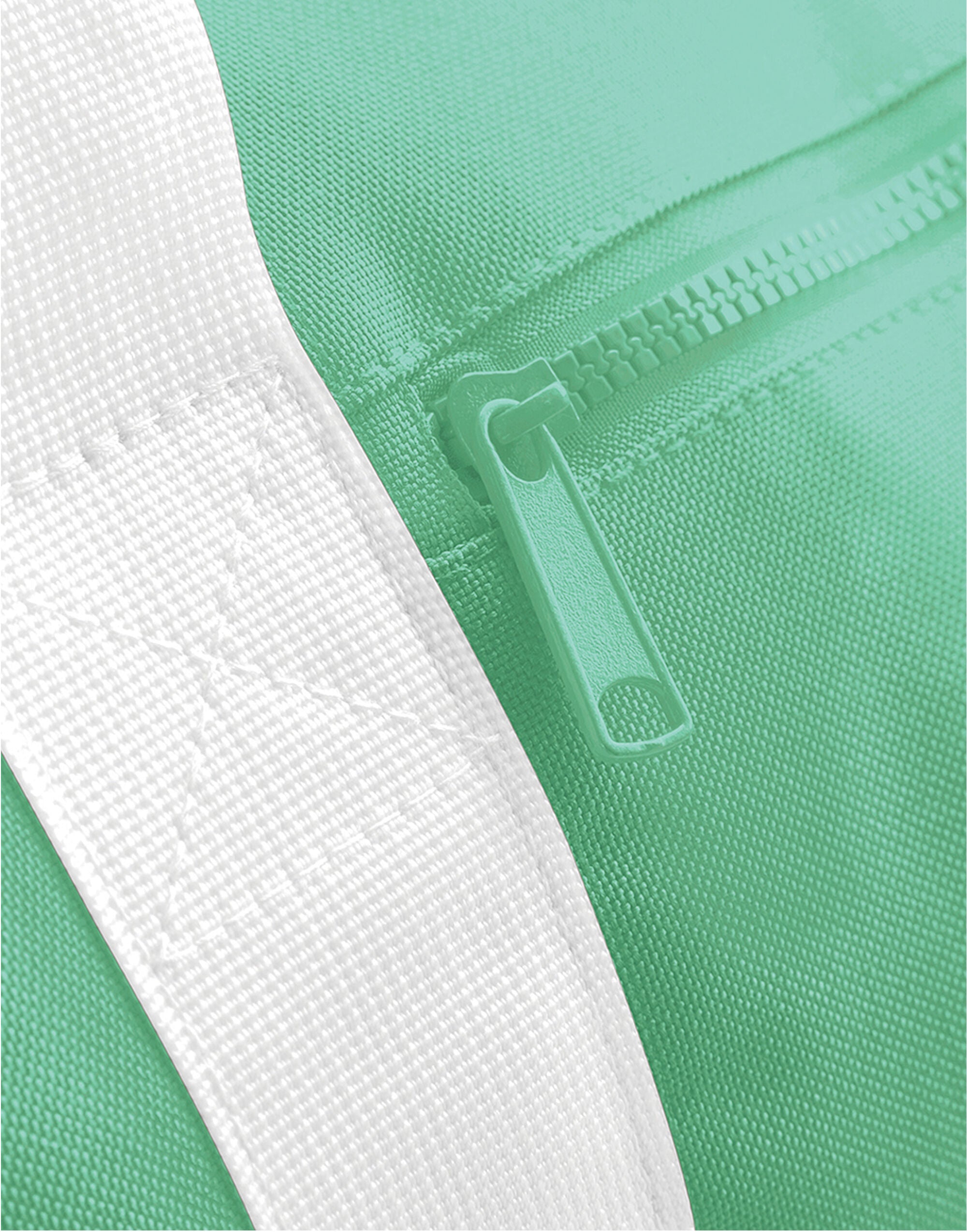Bagbase Original Barrel Bag BG140 - Mint Green Off White O S - Customisable Bags