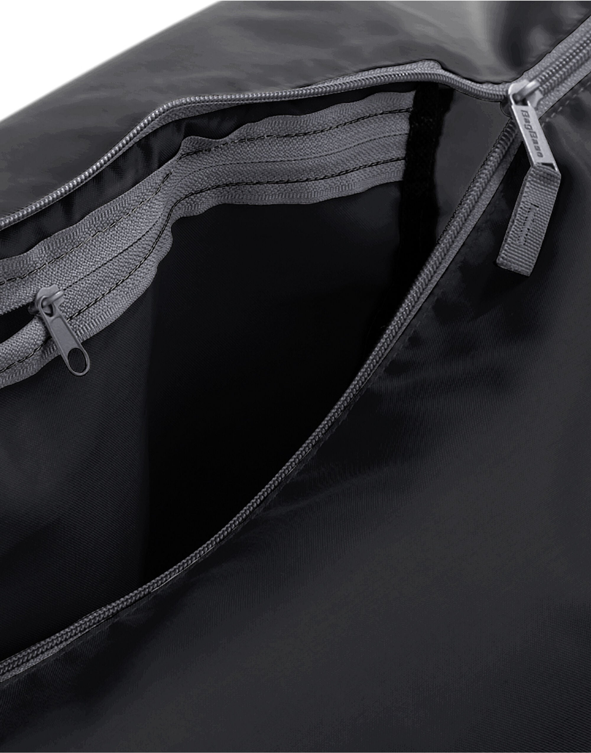 Bagbase Packaway Barrel Bag BG150 - Black O S - Customisable Bags