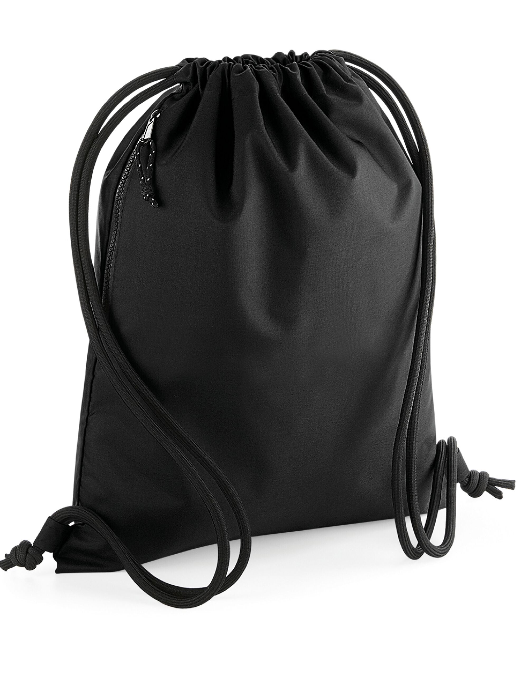 Bagbase Recycled Gymsac BG281 - Black O S - Customisable Bags