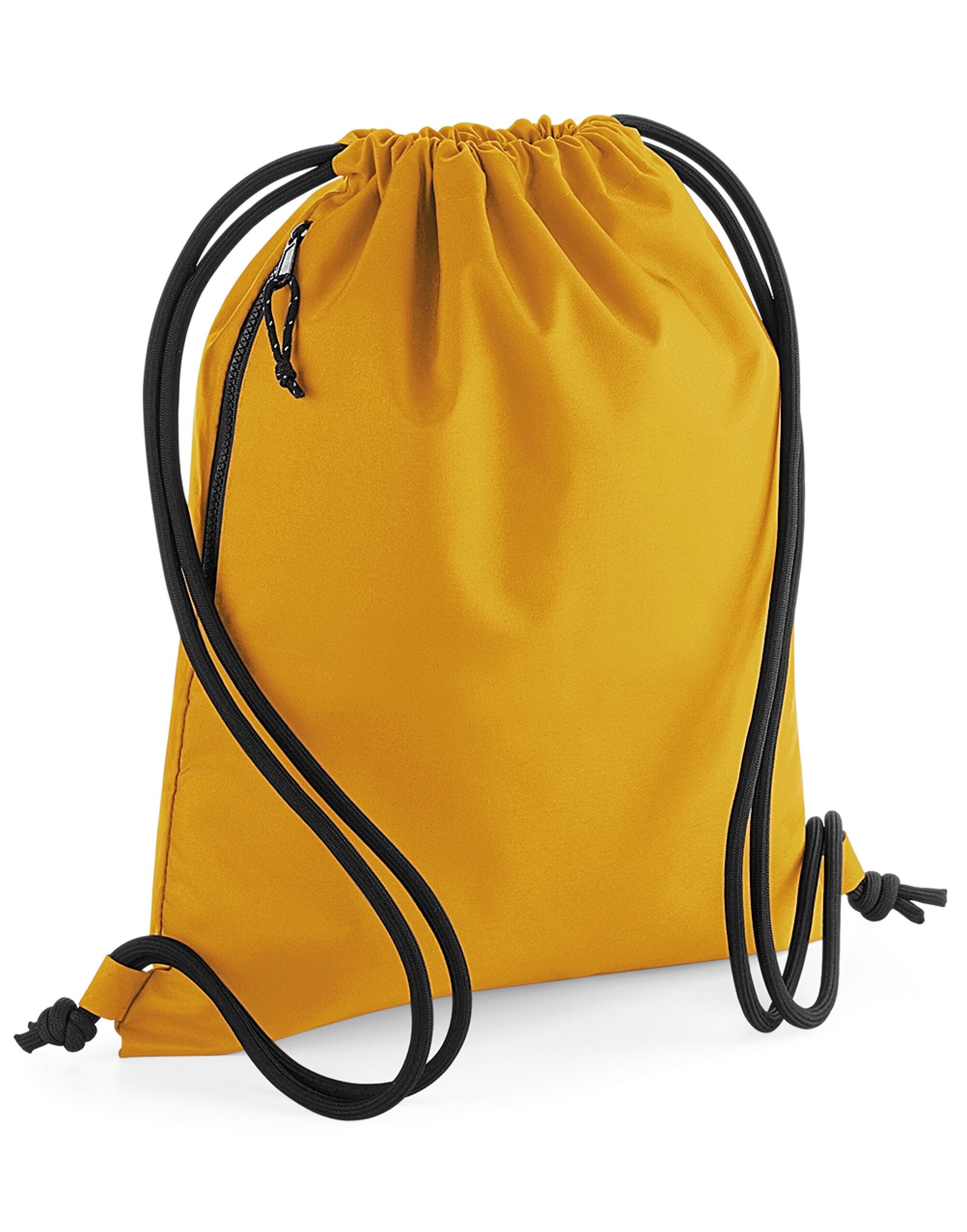Bagbase Recycled Gymsac BG281 - Mustard O S - Customisable Bags