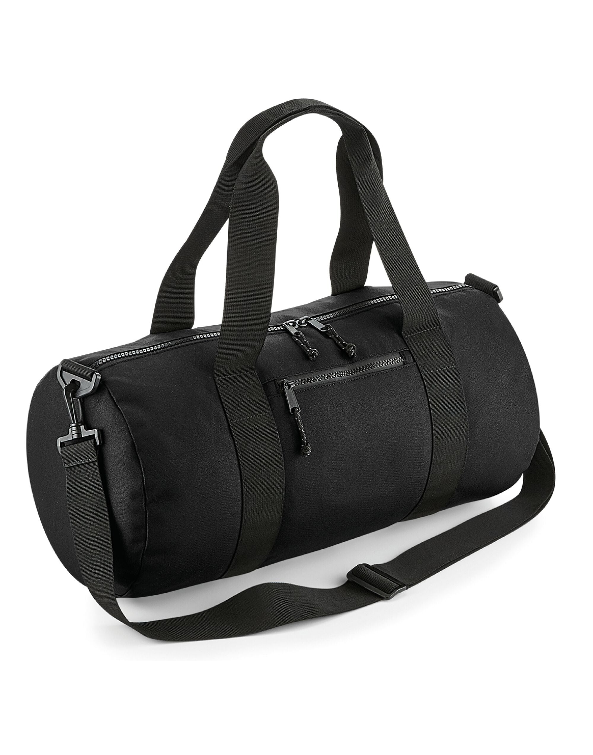 Bagbase Recycled Barrel Bag BG284 - Black O S - Customisable Bags