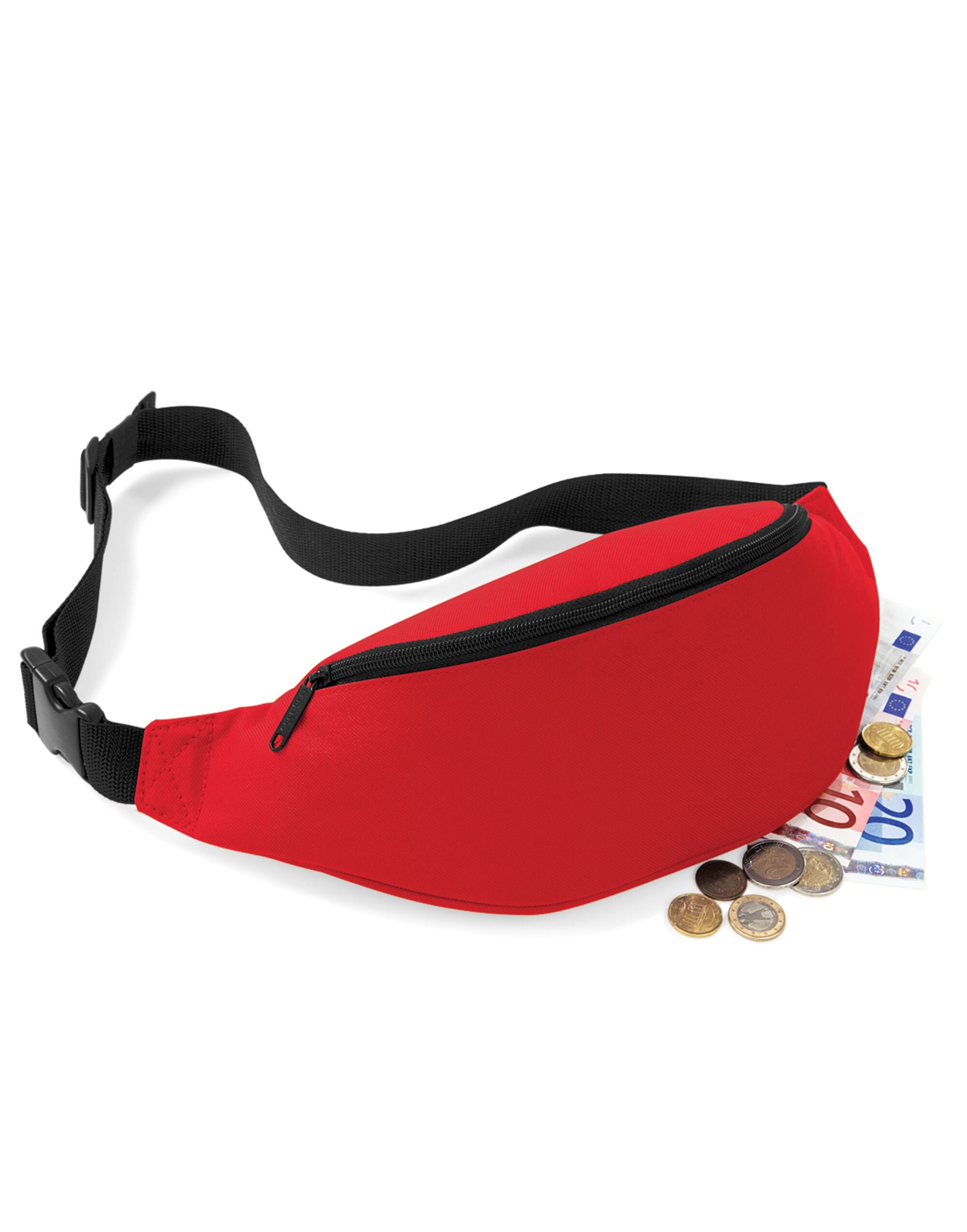 Bagbase Belt Bag BG42 - Classic Red O S - Customisable Bags