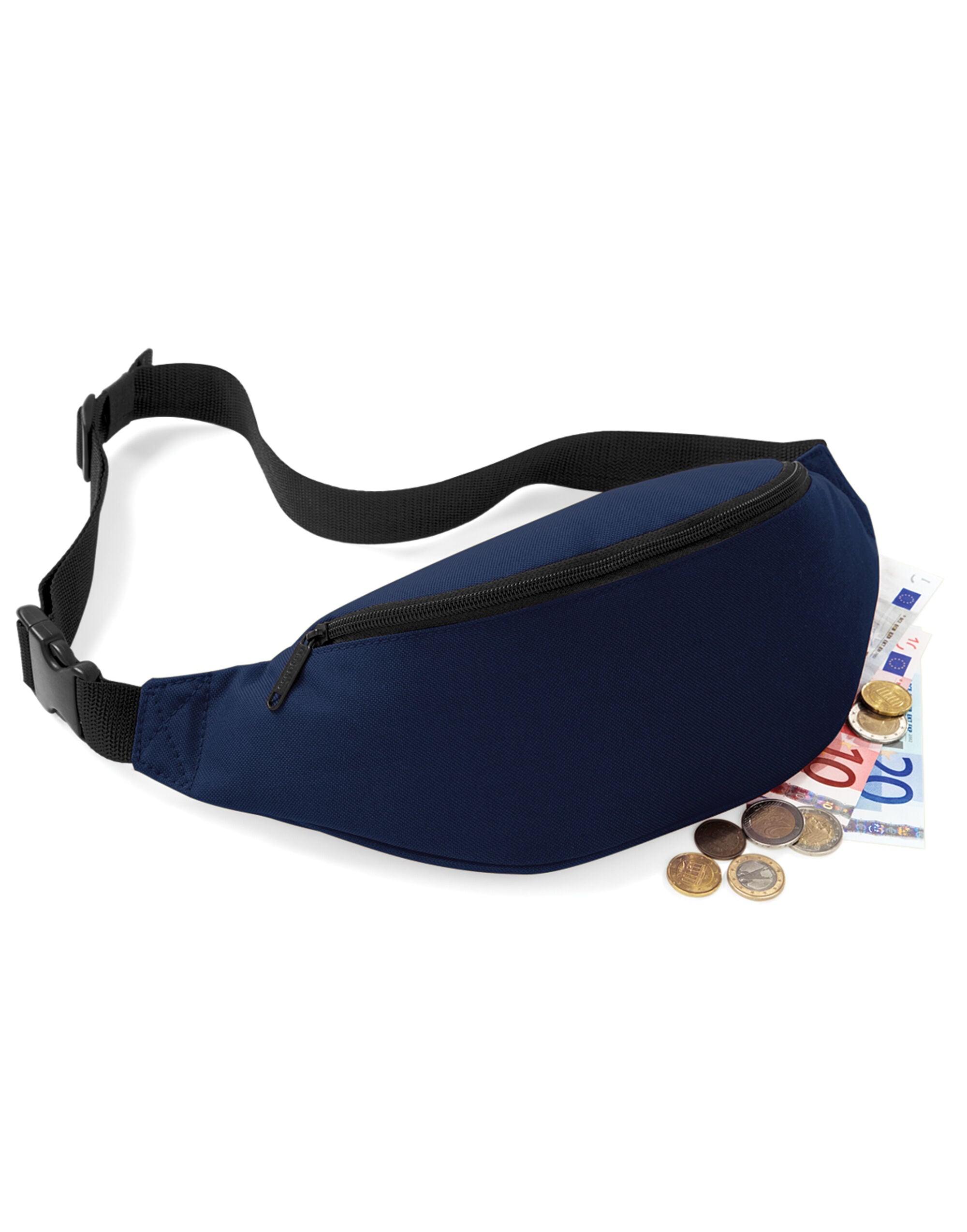 Bagbase Belt Bag BG42 - French Navy O S - Customisable Bags