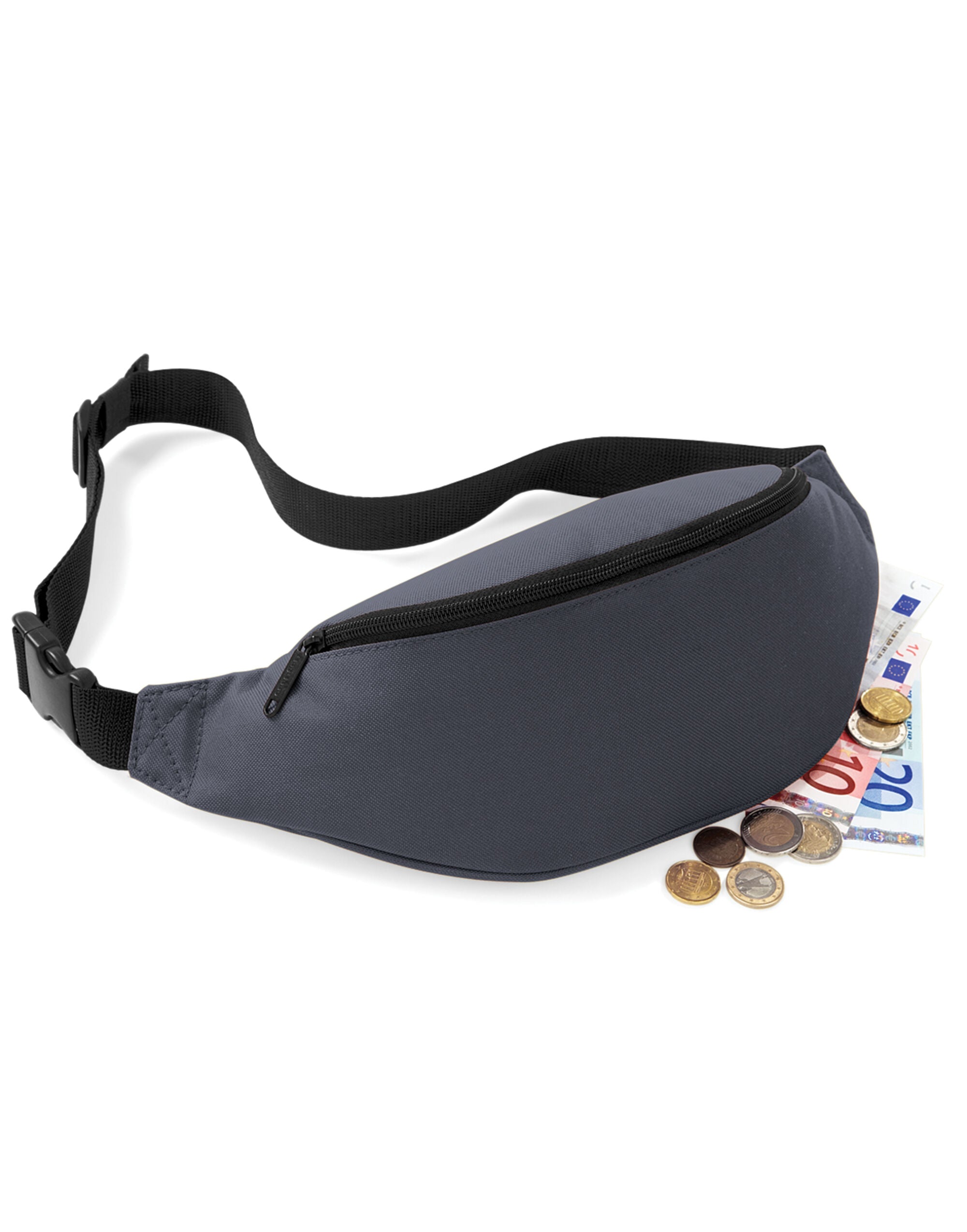 Bagbase Belt Bag BG42 - Graphite O S - Customisable Bags