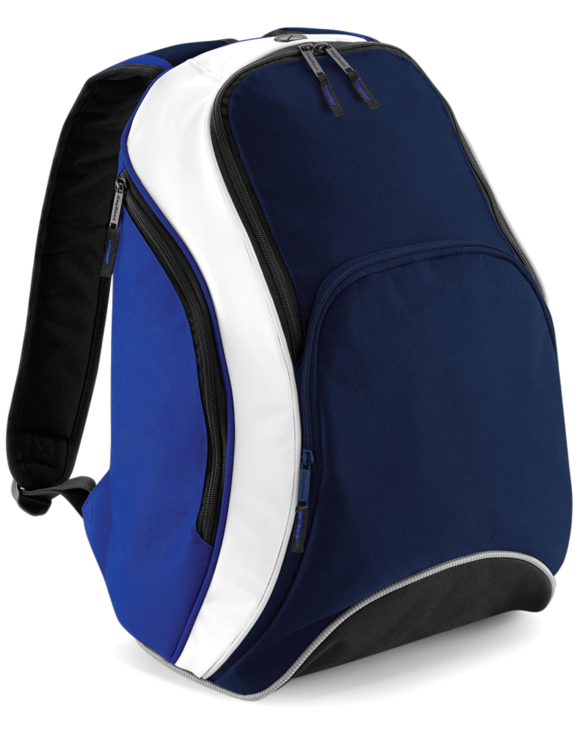 Bagbase Teamwear Backpack BG571 - French Navy Bright Royal White O S - Customisable Bags