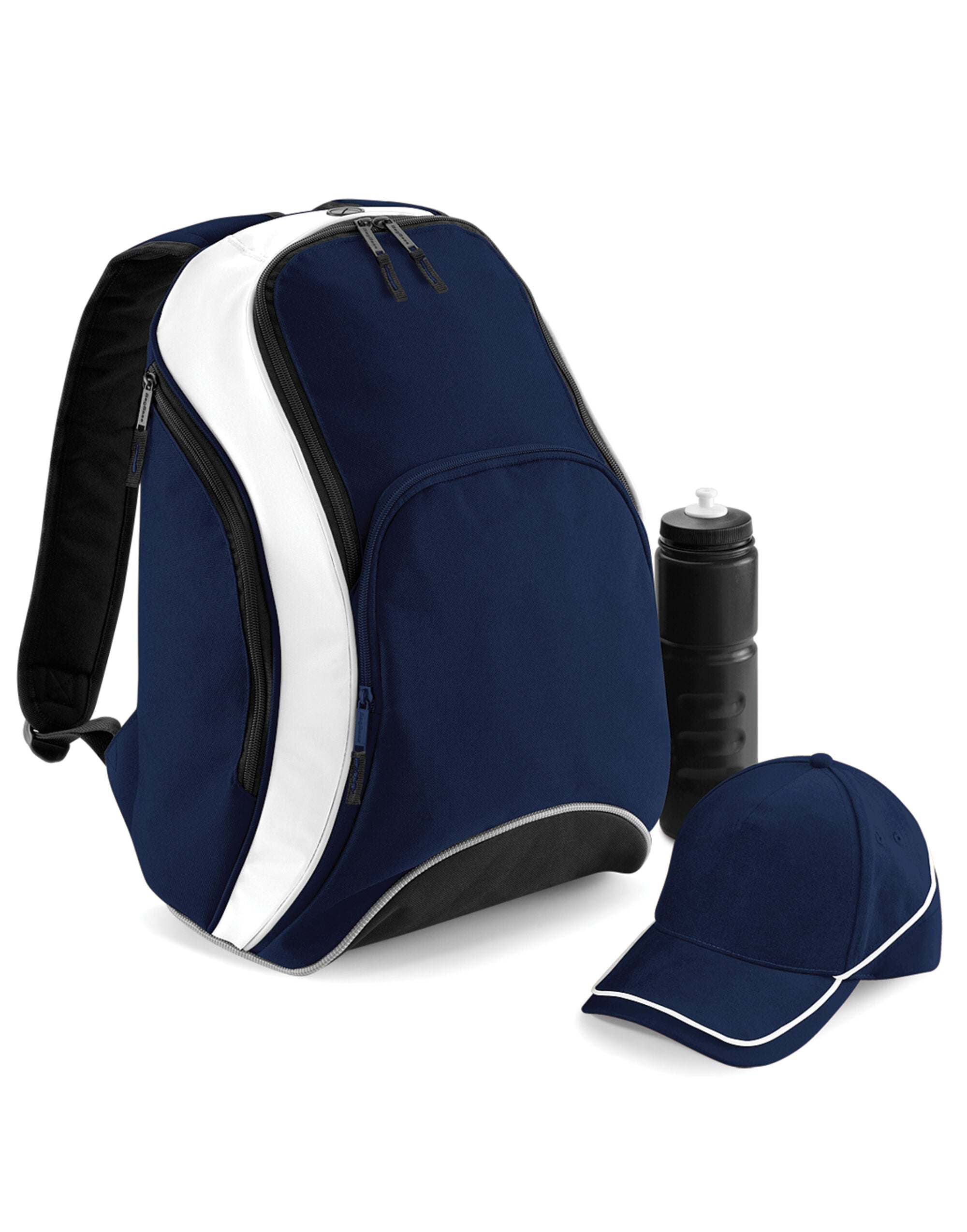 Bagbase Teamwear Backpack BG571 - French Navy White O S - Customisable Bags