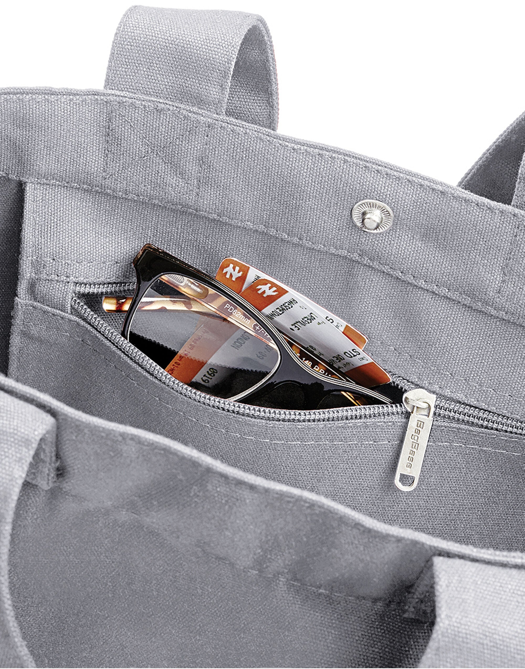 Bagbase Canvas Day Bag bg673 - Light Grey O S - Customisable Bags