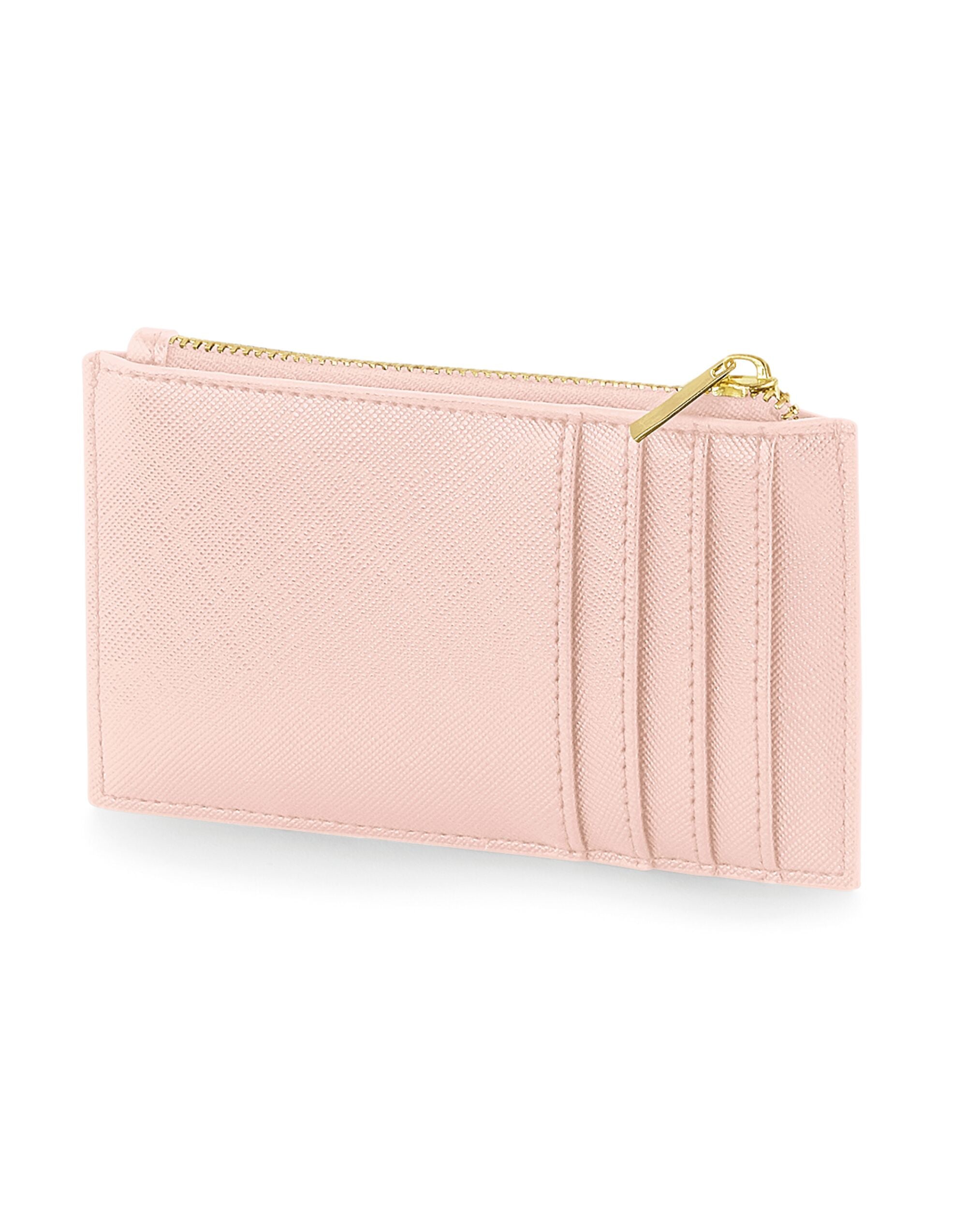 Bagbase Boutique Card Holder bg754 - Soft Pink O S - Customisable Bags
