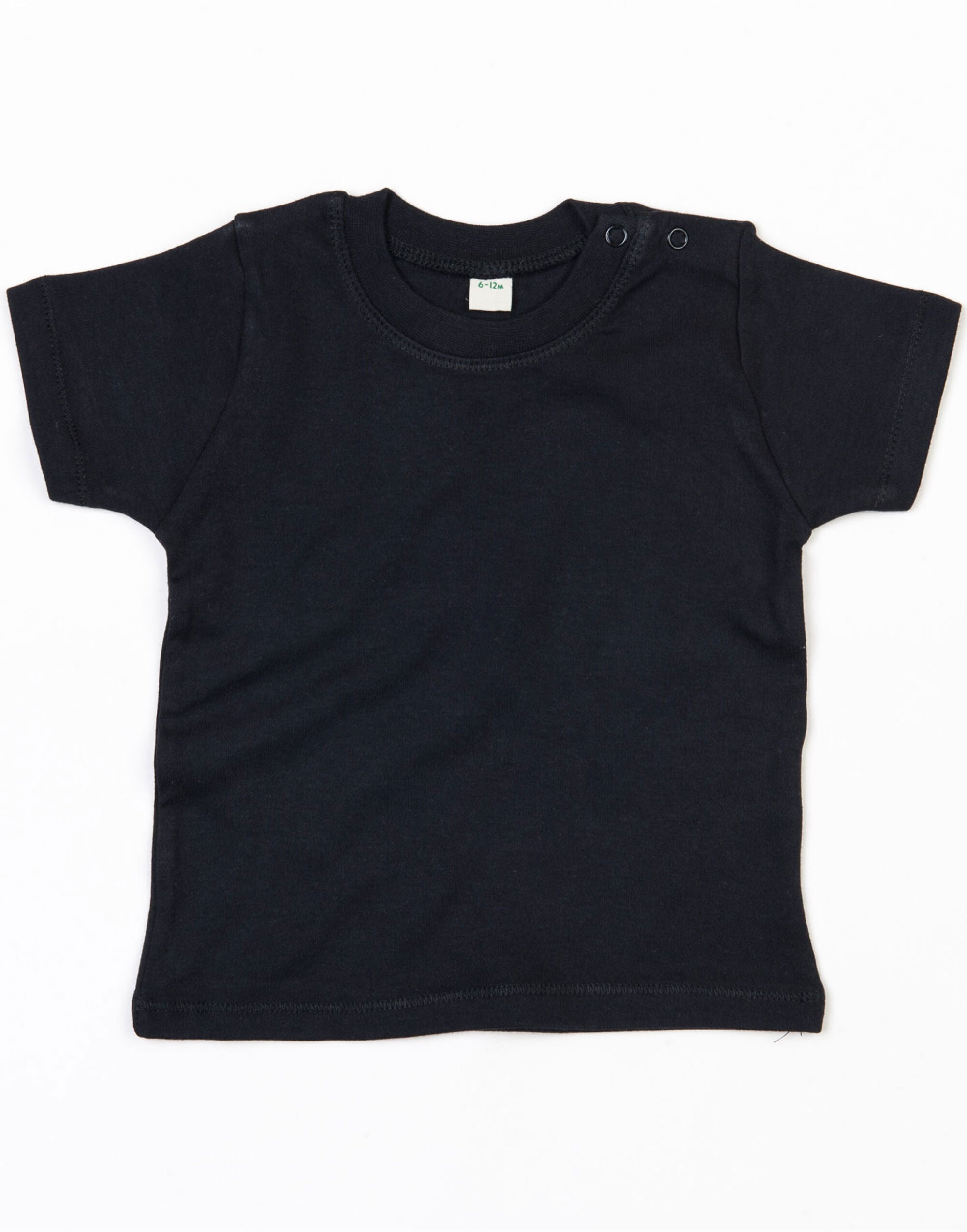 Babybugz Baby T bz02 - Organic Black - Customisable Babywear