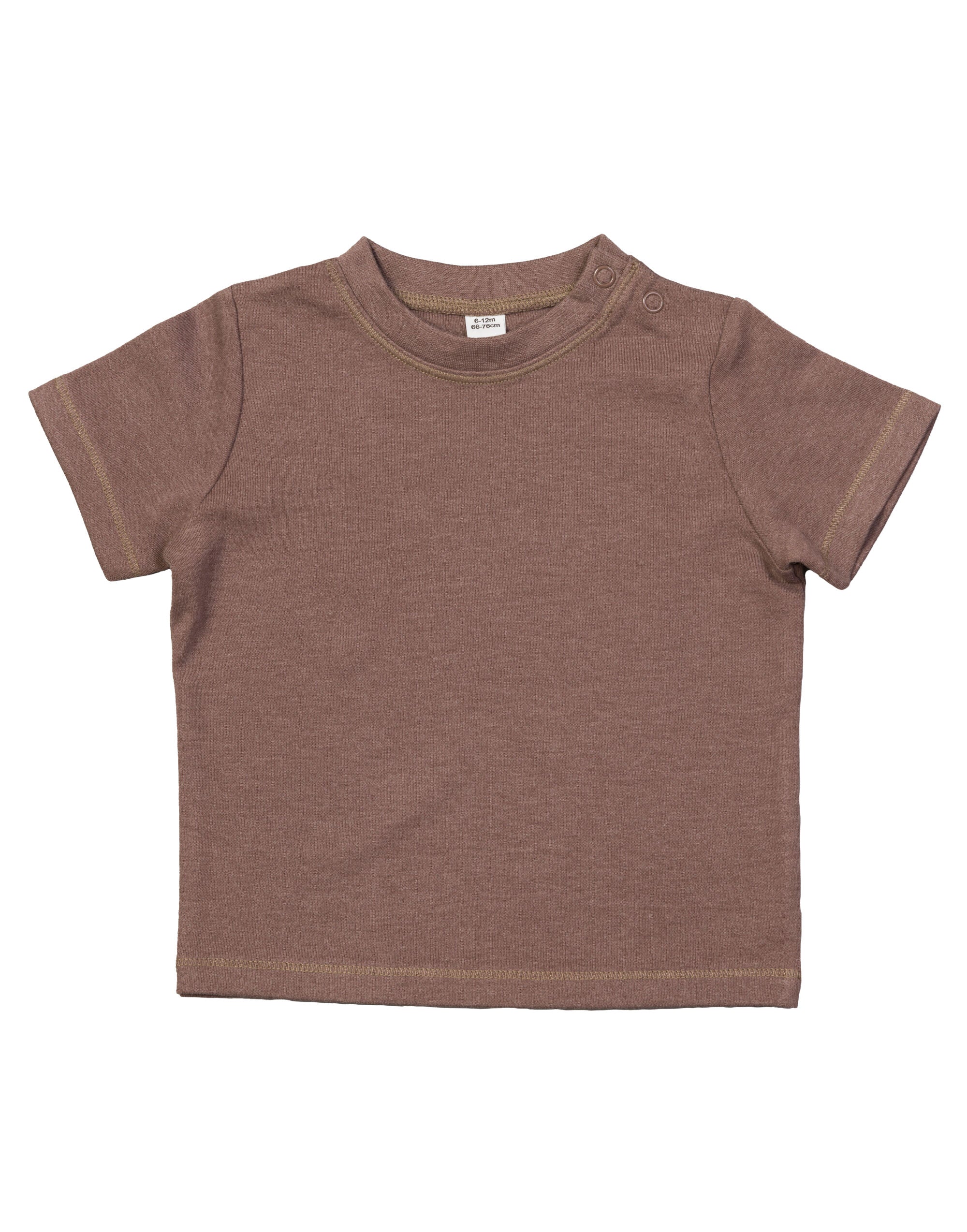 Babybugz Baby T bz02 - Organic Mocha - Customisable Babywear
