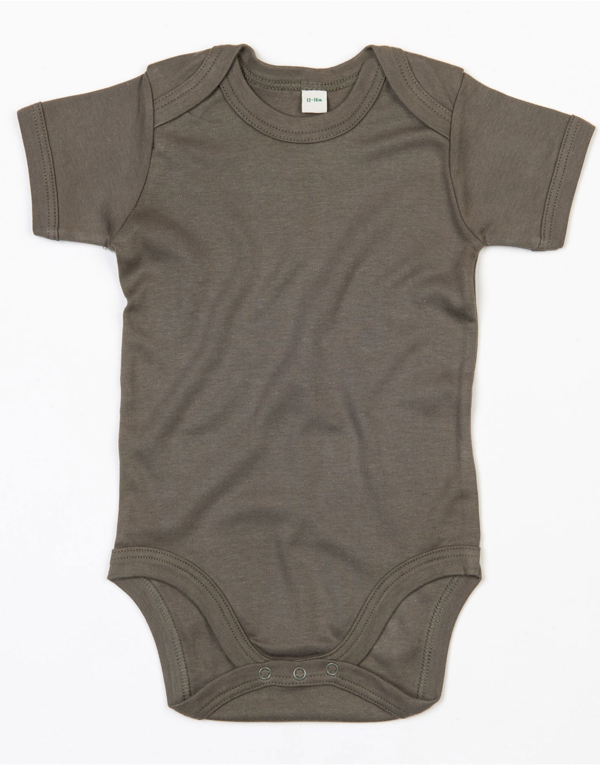 Babybugz Baby Bodysuit bz10 - Organic Camouflage Green - Customisable Babywear