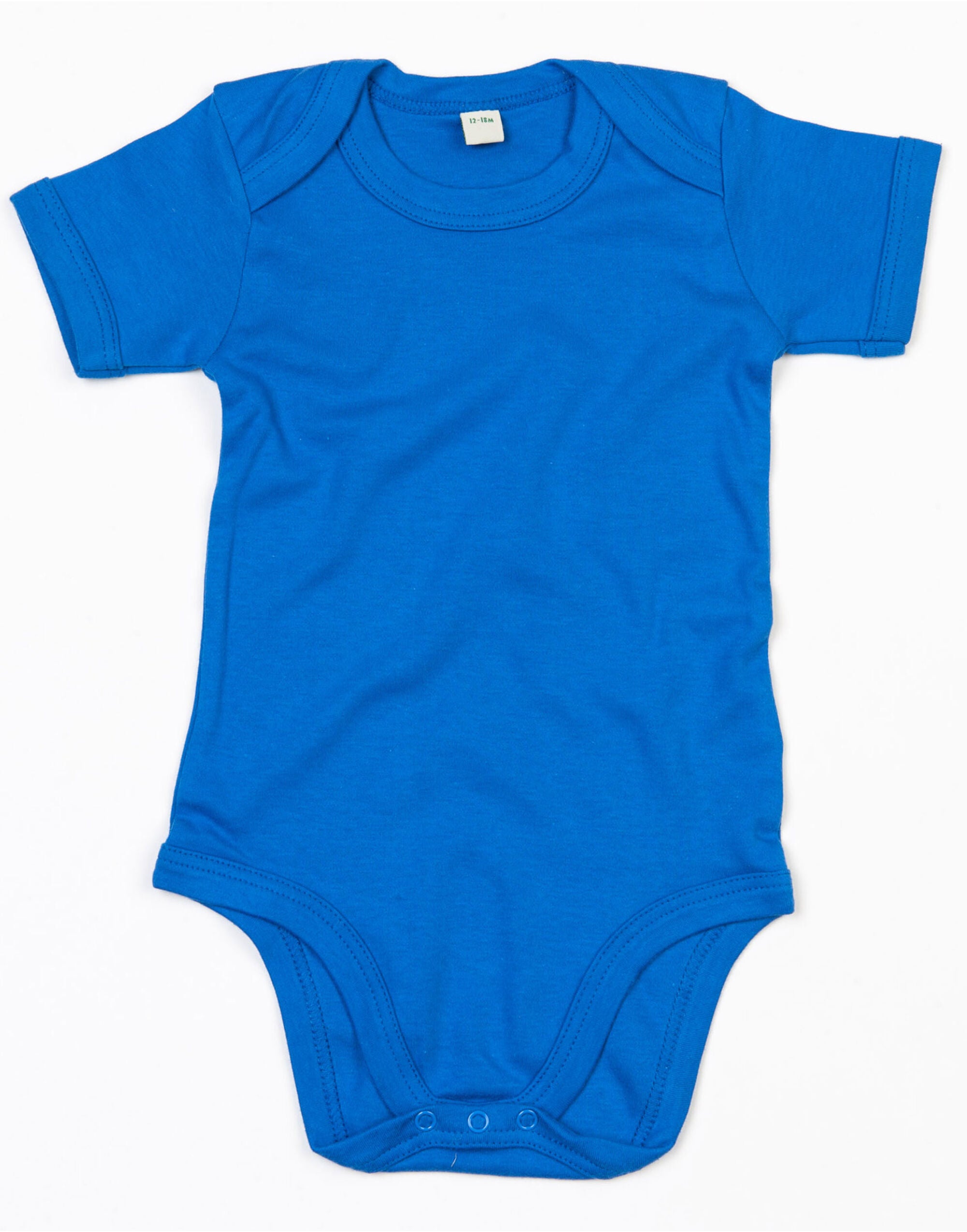 Babybugz Baby Bodysuit bz10 - Organic Cobalt Blue - Customisable Babywear