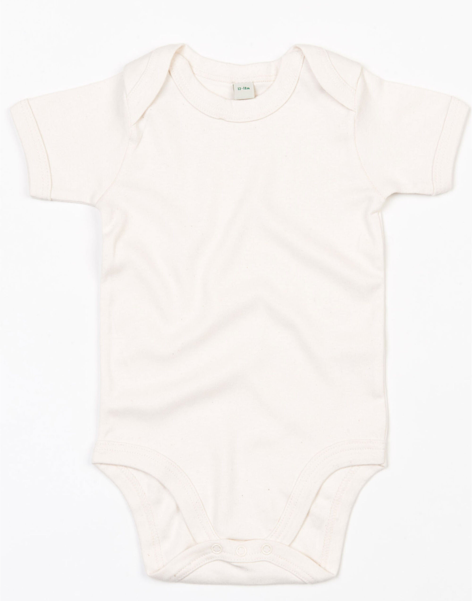 Babybugz Baby Bodysuit bz10 - Organic Natural - Customisable Babywear