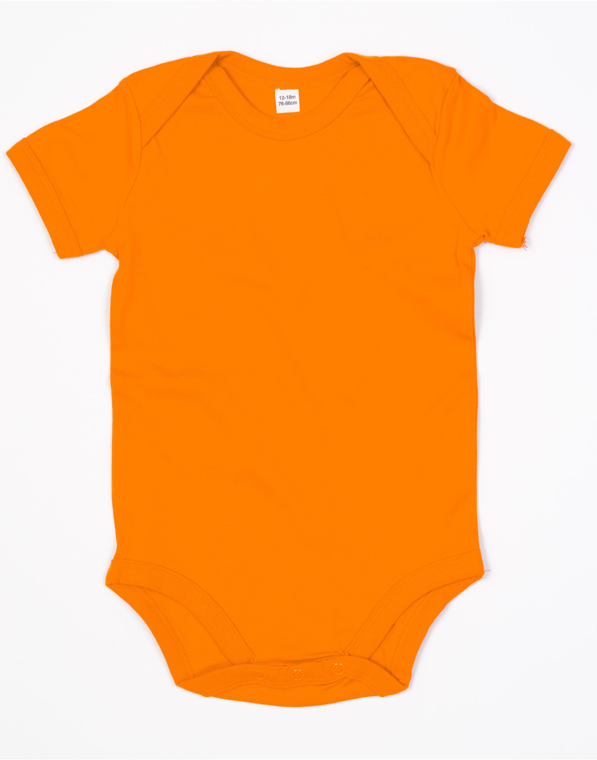 Babybugz Baby Bodysuit bz10 - Orange - Customisable Babywear