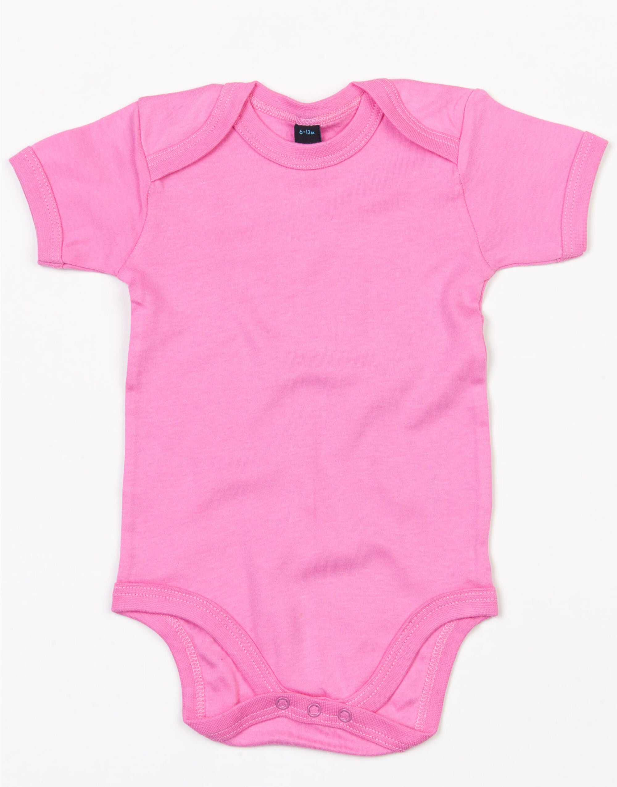 Babybugz Baby Bodysuit bz10 - Bubble Gum Pink - Customisable Babywear