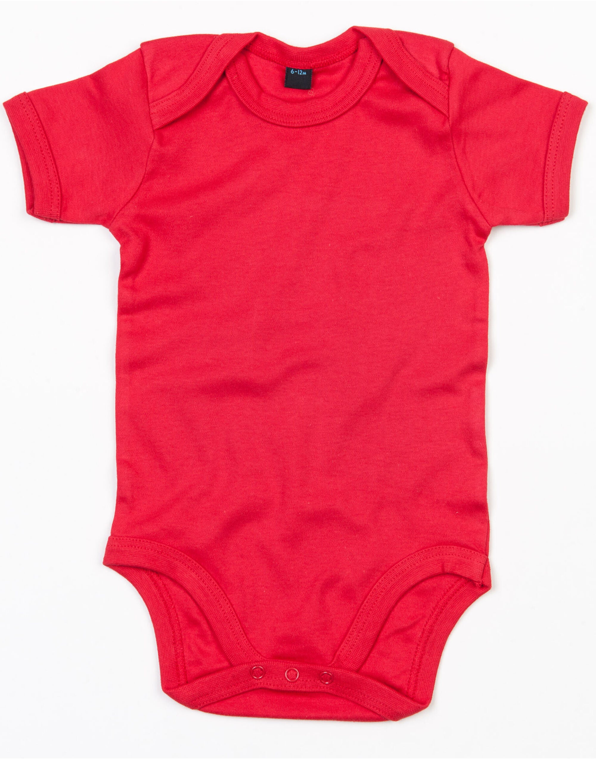 Babybugz Baby Bodysuit bz10 - Red - Customisable Babywear