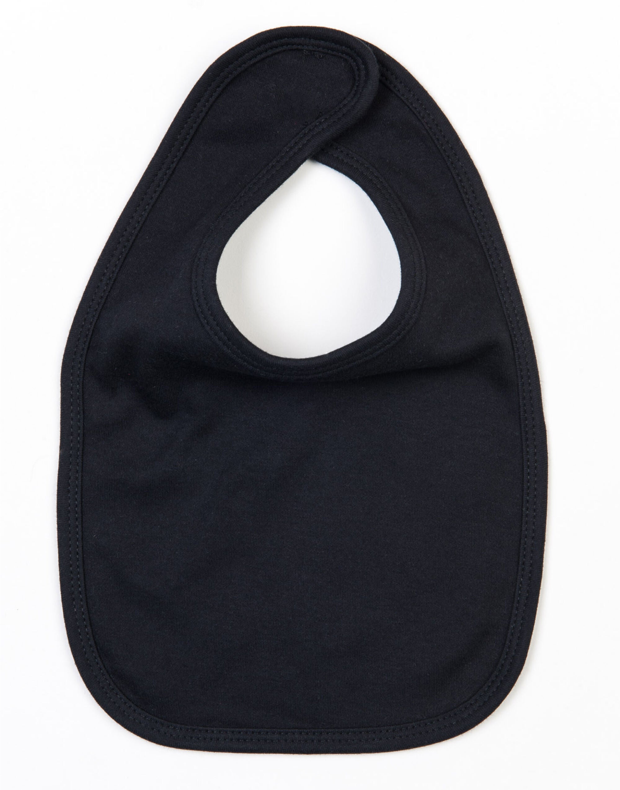 Babybugz Baby Bib BZ12 - Black O S - Customisable