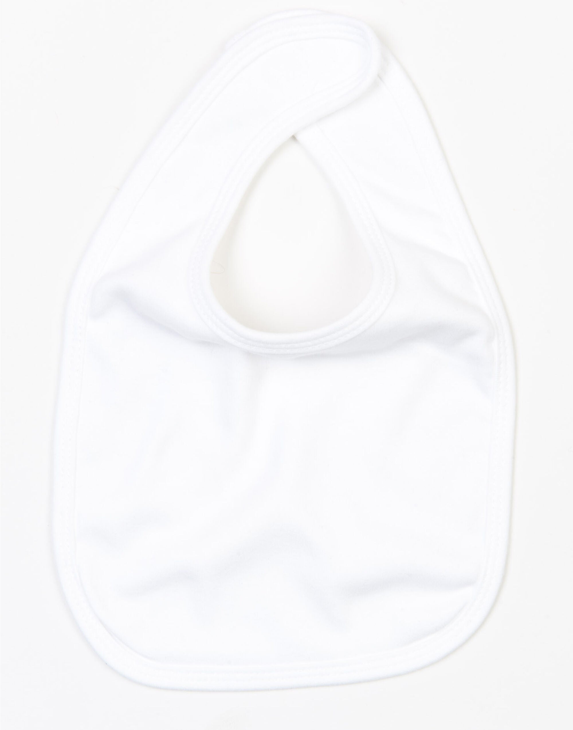 Babybugz Baby Bib BZ12 - White O S - Customisable