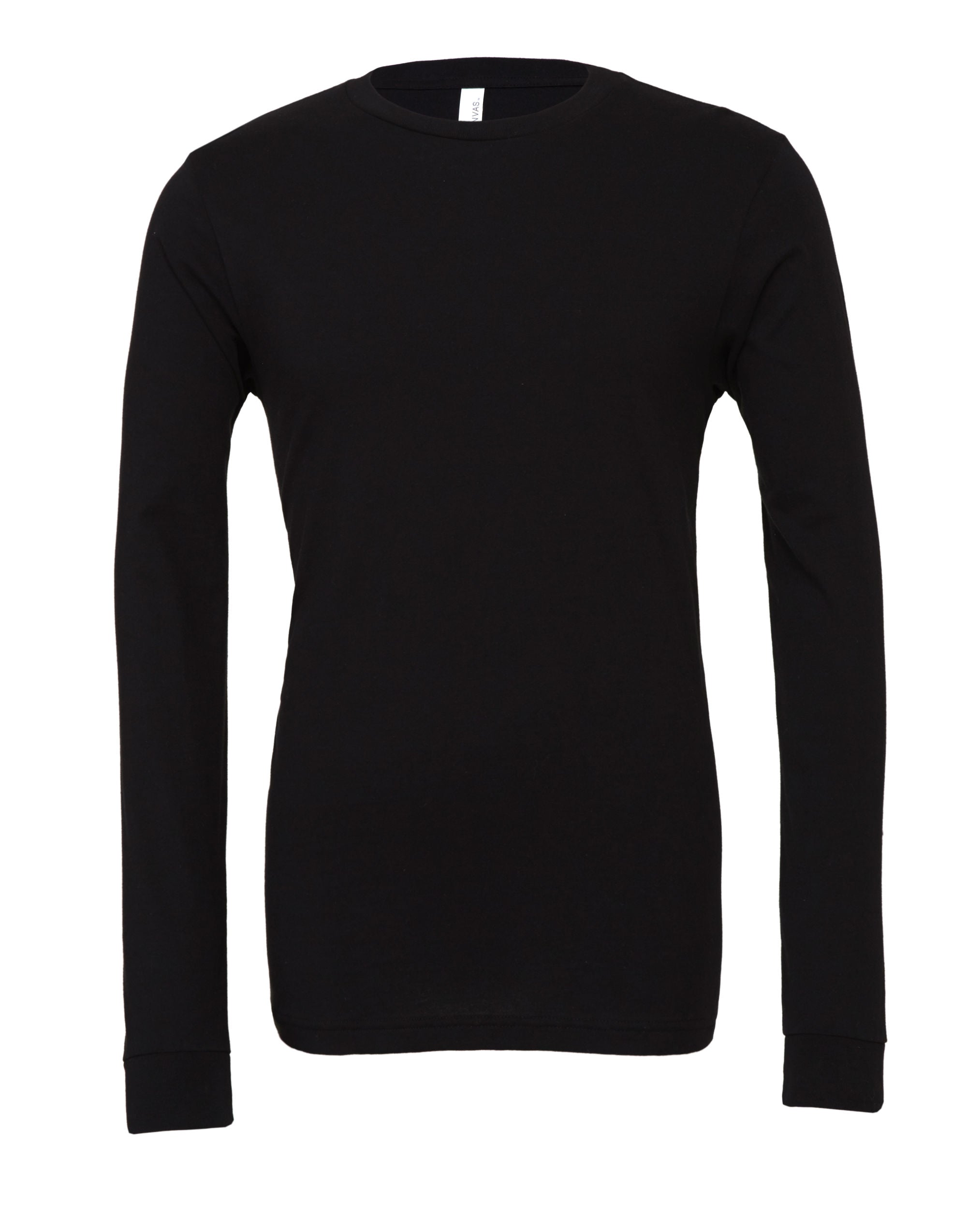 Bella Canvas Unisex Jersey LS Tee CA3501 - Black - Customisable