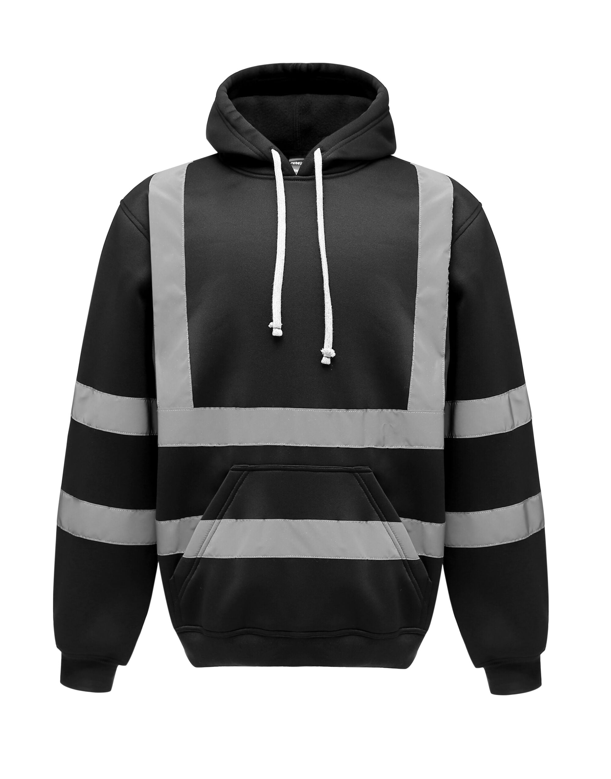 Yoko Hi VIs Hoodie hvk05 - Black - Customisable Hoodies