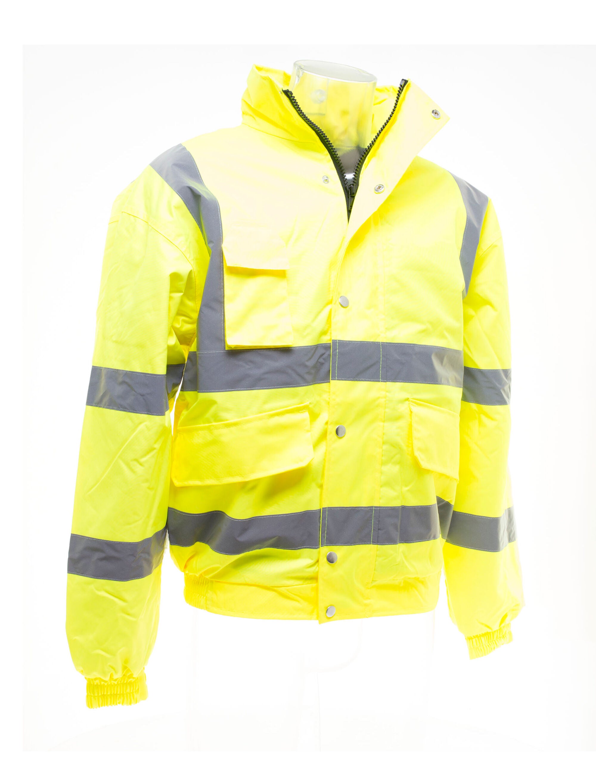 Yoko HV Bomber Jacket HVP211 - Hi-Vis Yellow - Customisable Jackets