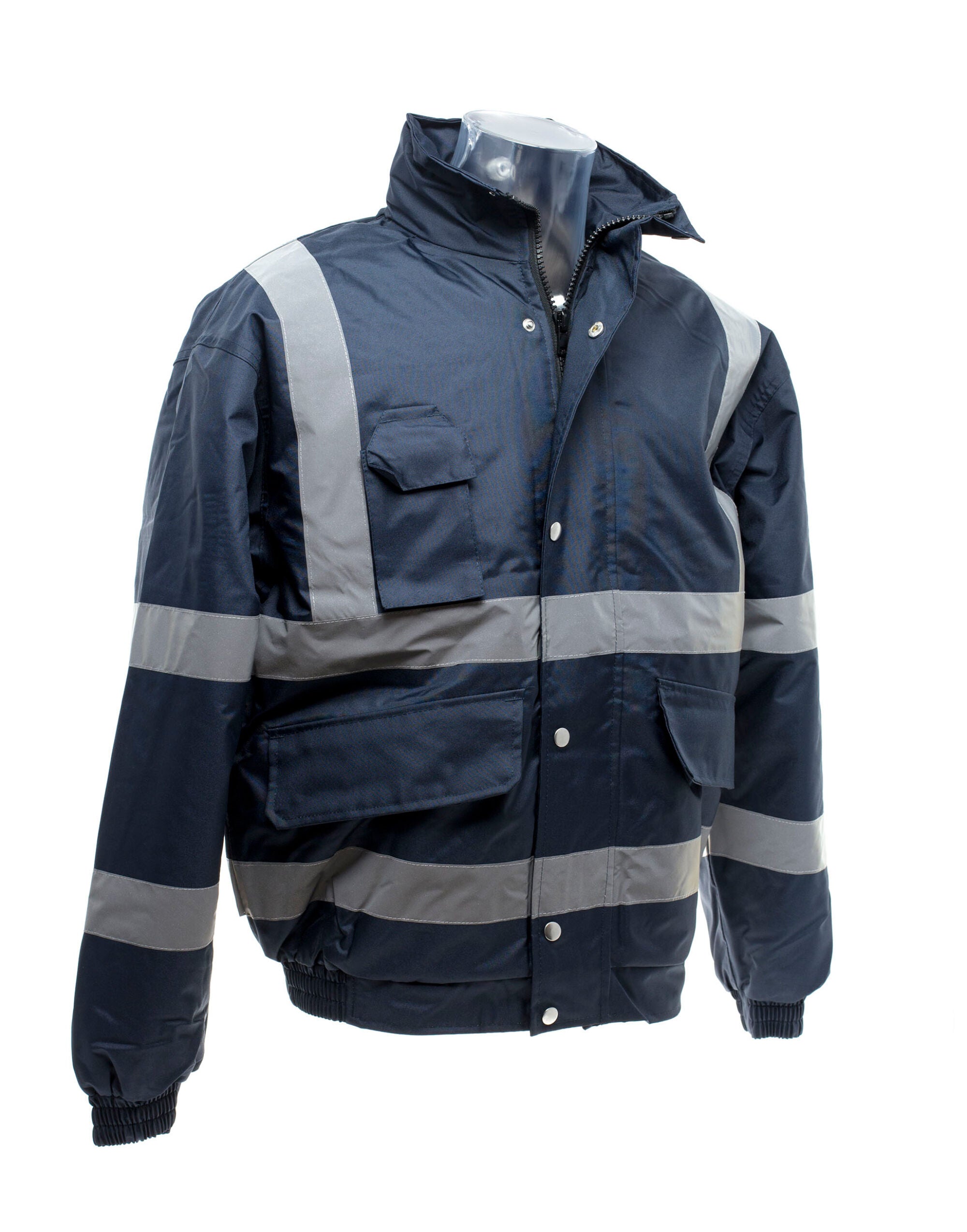 Yoko HV Bomber Jacket HVP211 - Navy - Customisable Jackets