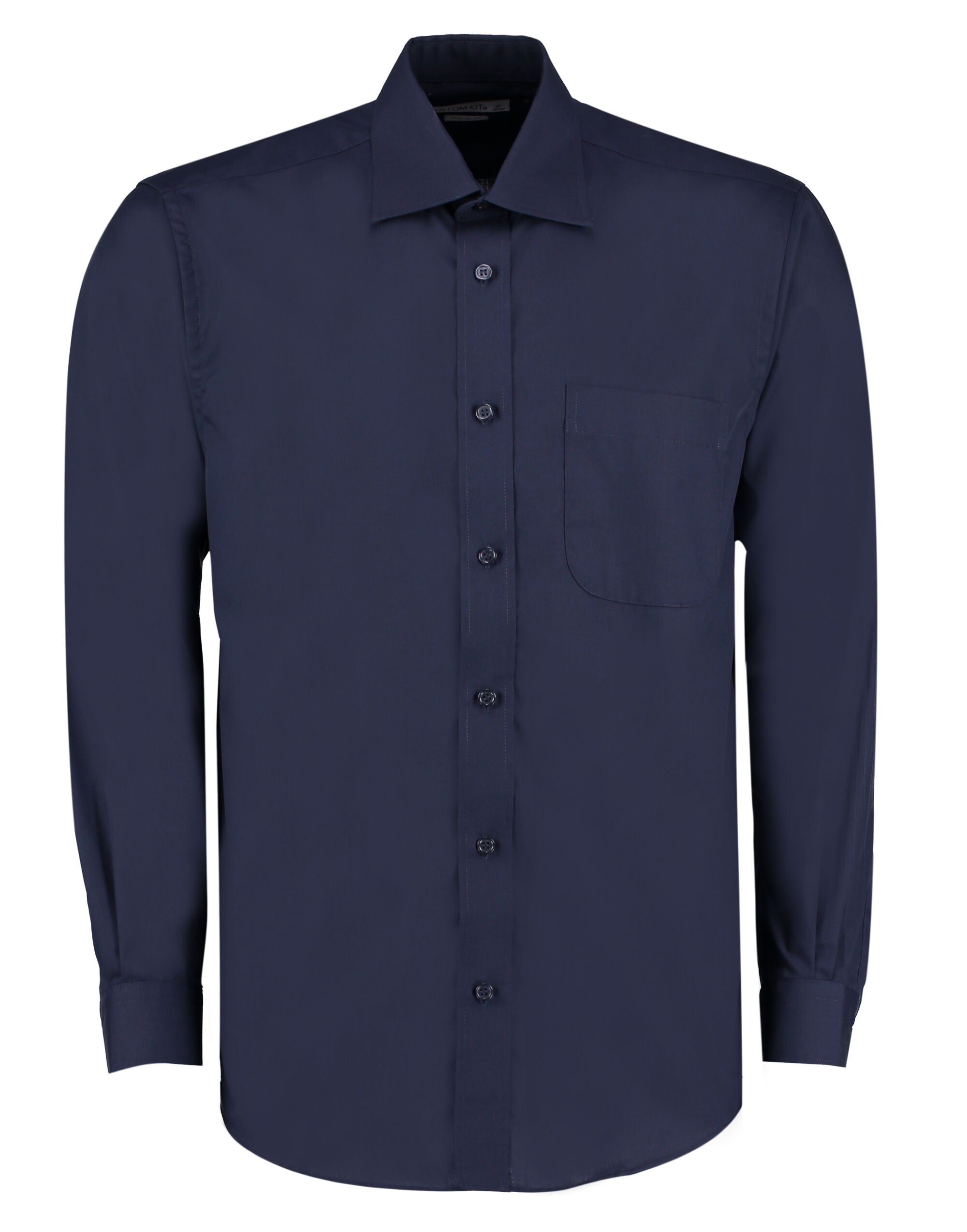 Kustom Kit Men LS Classic Business Shirt KK104 - Dark Navy - Customisable Corporate Wear