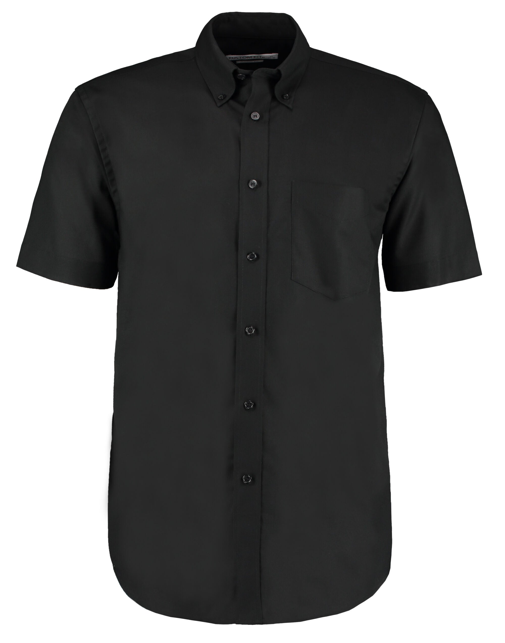 Classic Fit Short Sleeve Workwear Oxford Shirt KK350 - Black - Customisable Corporate Wear