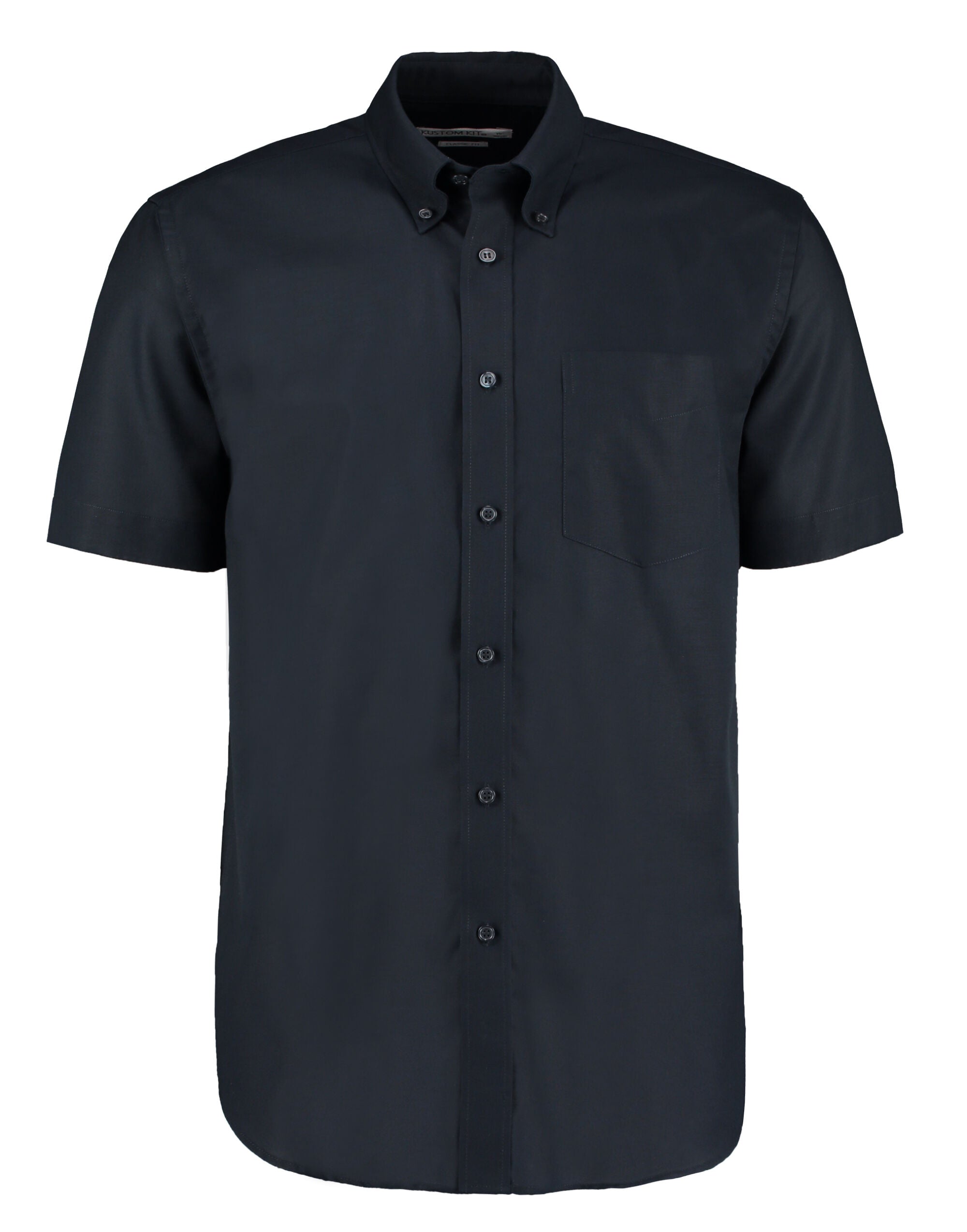 Classic Fit Short Sleeve Workwear Oxford Shirt KK350 - French Navy - Customisable Corporate Wear