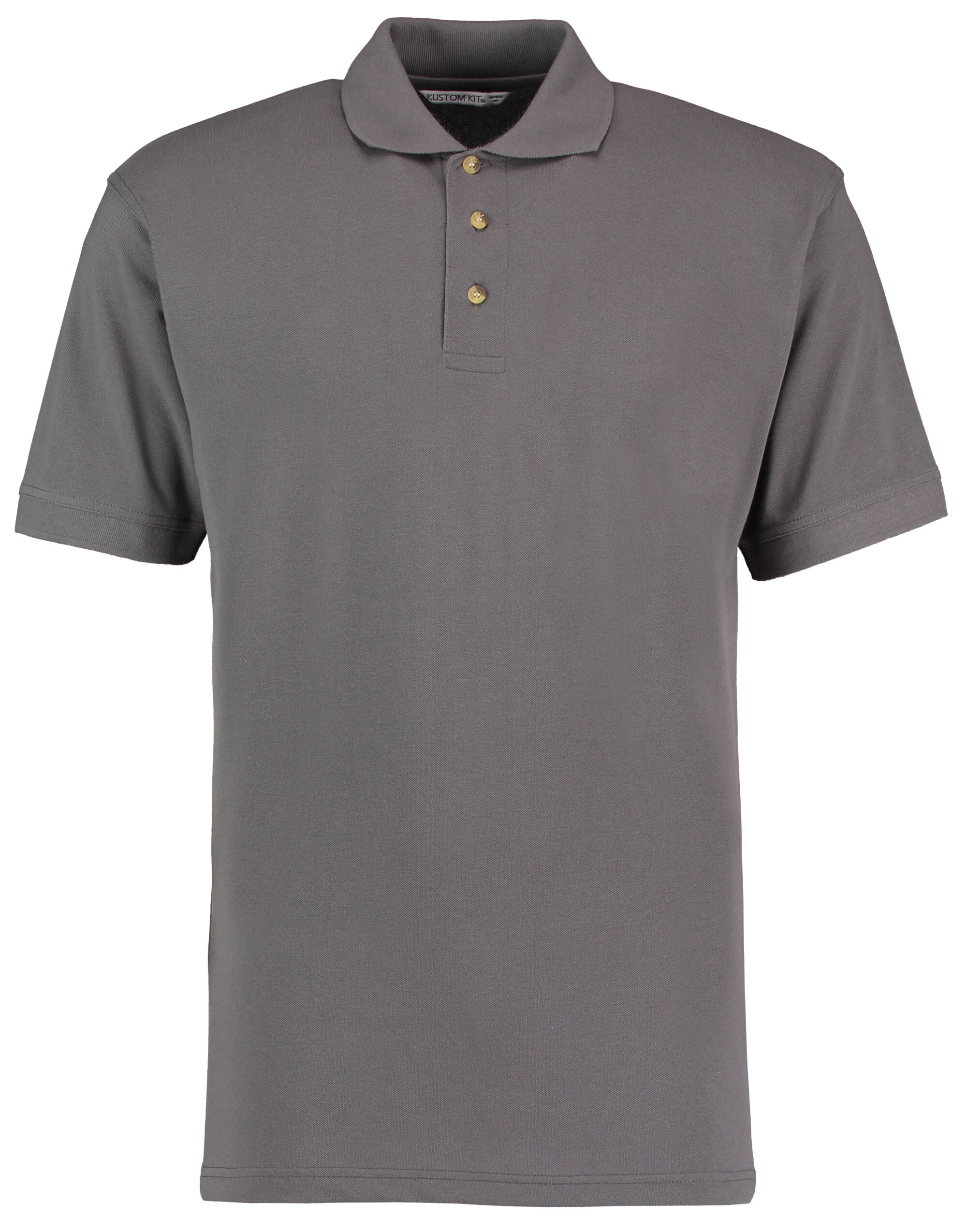 Kustom Kit Mens Workwear Superwash Polo KK400 - Charcoal - Customisable Polos