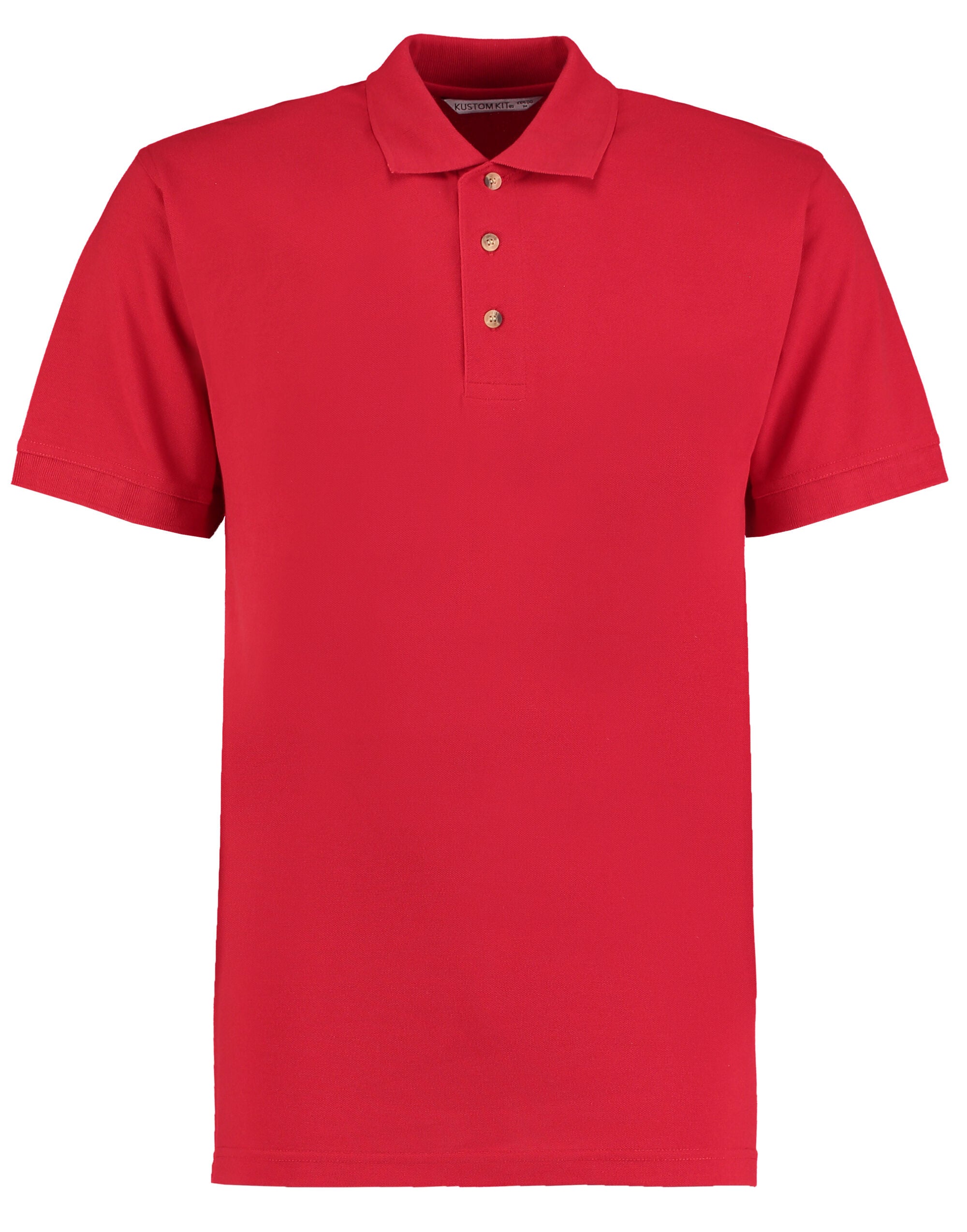 Kustom Kit Mens Workwear Superwash Polo KK400 - Red - Customisable Polos