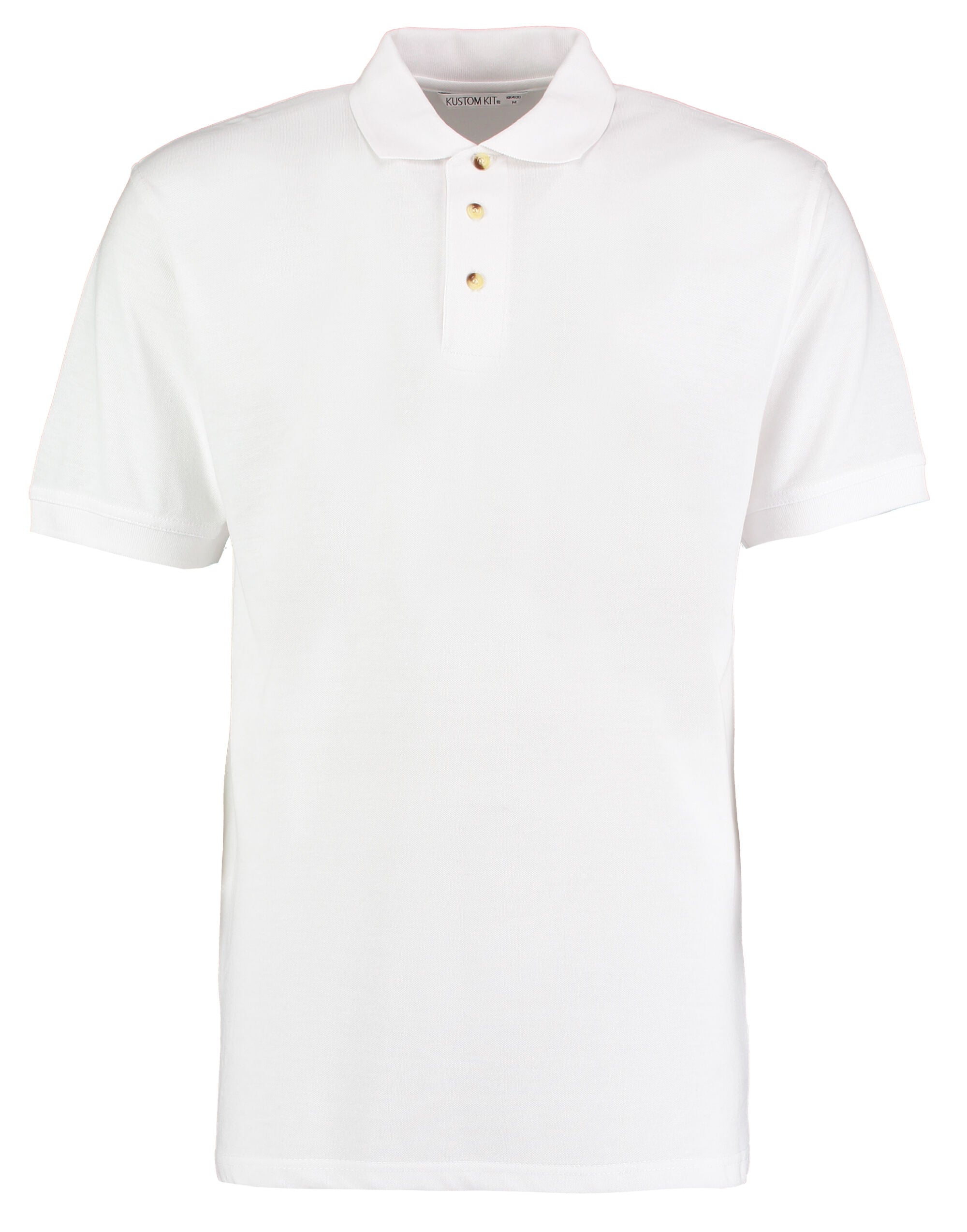 Kustom Kit Mens Workwear Superwash Polo KK400 - White - Customisable Polos