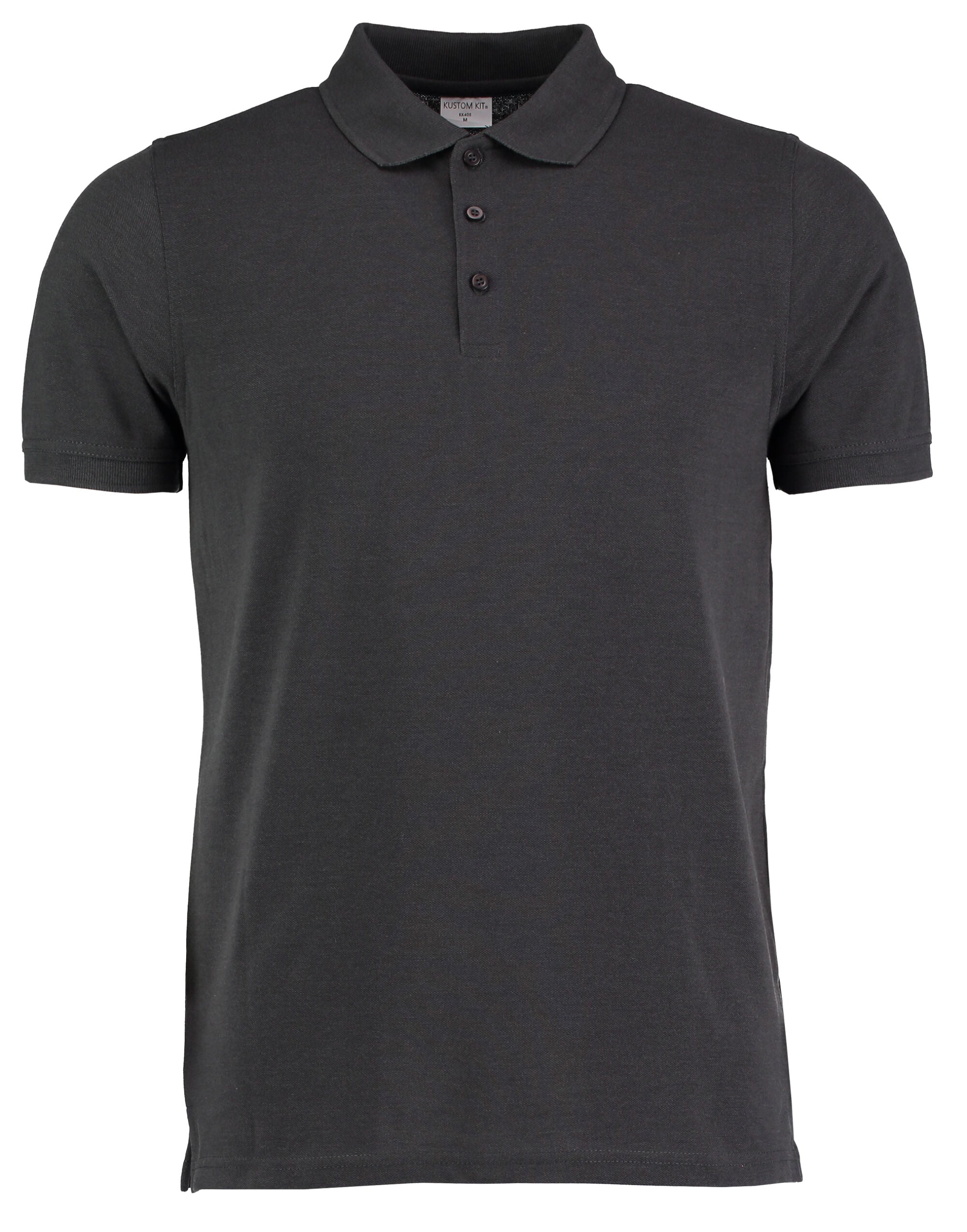 Kustom Kit Mens Heavy Superwash Polo KK408 - Graphite - Customisable Polos