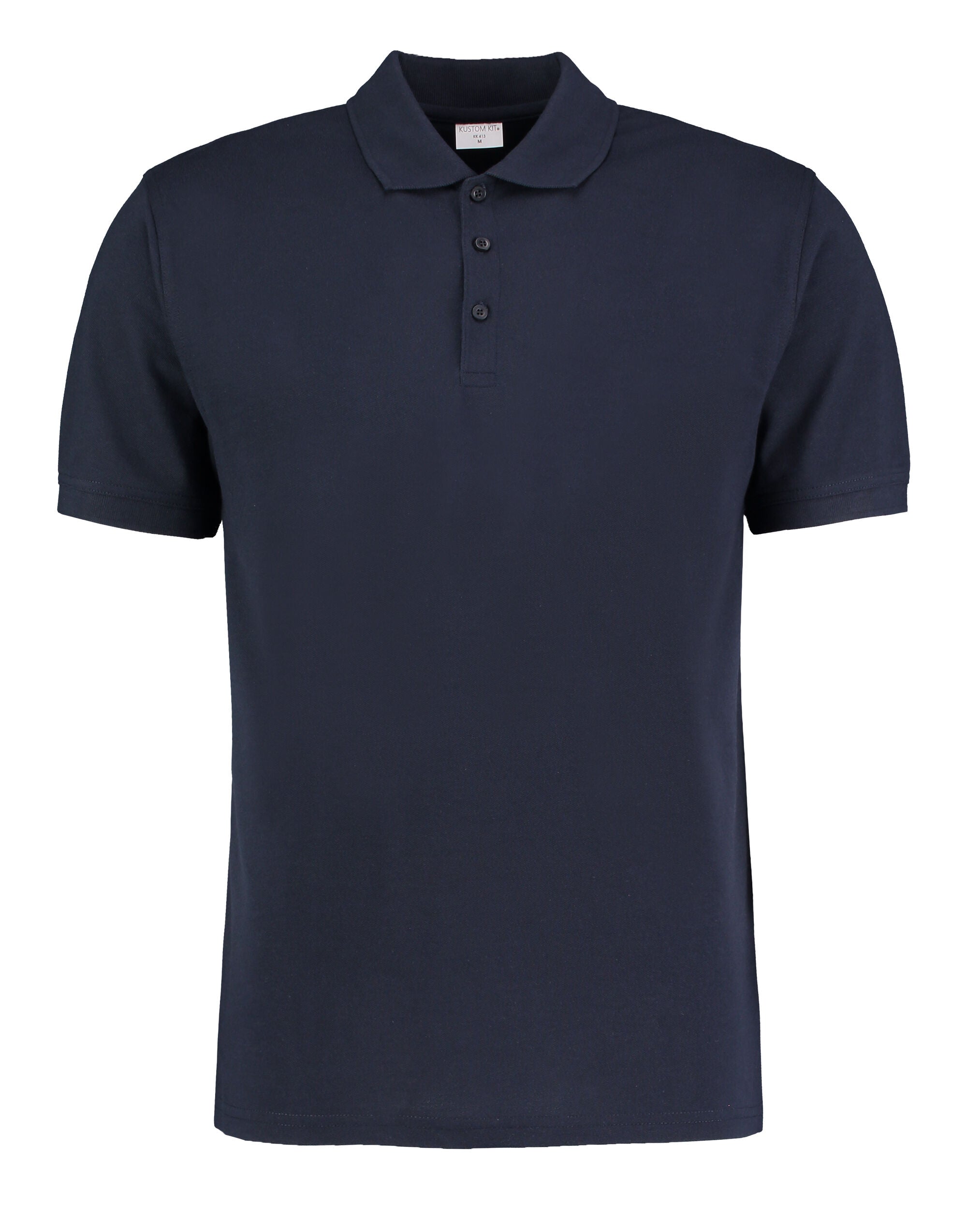 Kustom Kit Mens Slim Superwash Polo KK413 - Navy - Customisable Polos