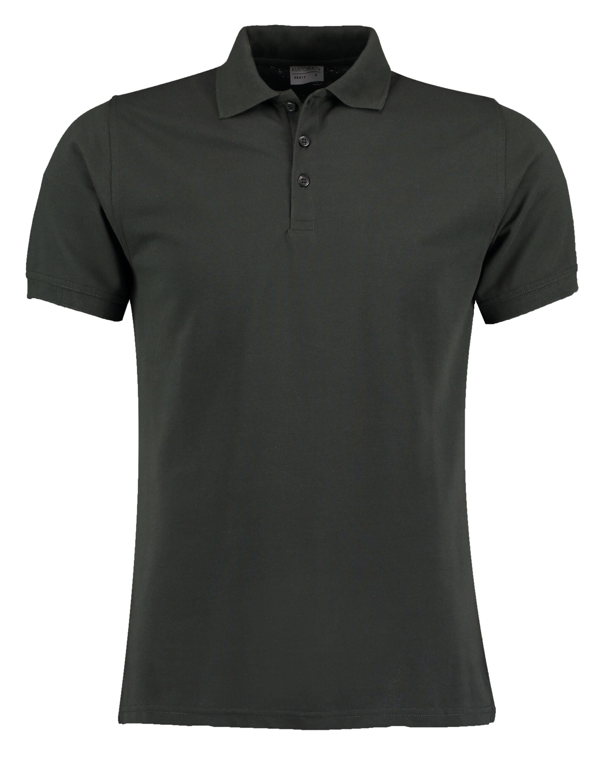 Kustom Kit Mens Slim Superwash Polo KK413 - Graphite - Customisable Polos