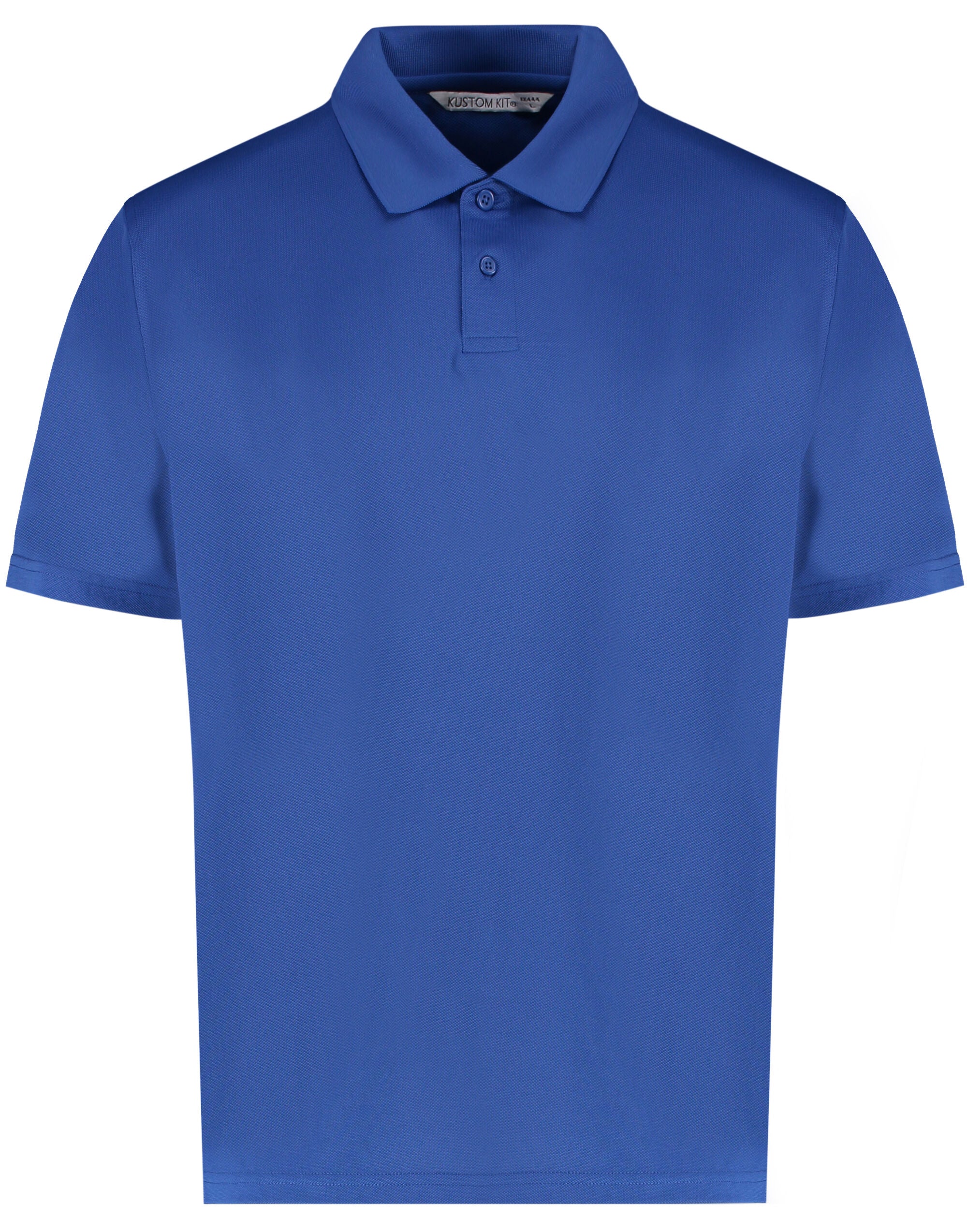 Kustom Kit Mens Cooltex Plus Pique Polo KK444 - Royal Blue - Customisable Polos