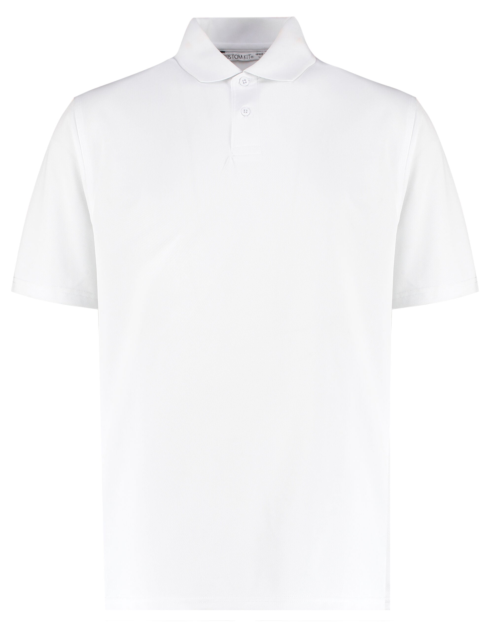 Kustom Kit Mens Cooltex Plus Pique Polo KK444 - White - Customisable Polos