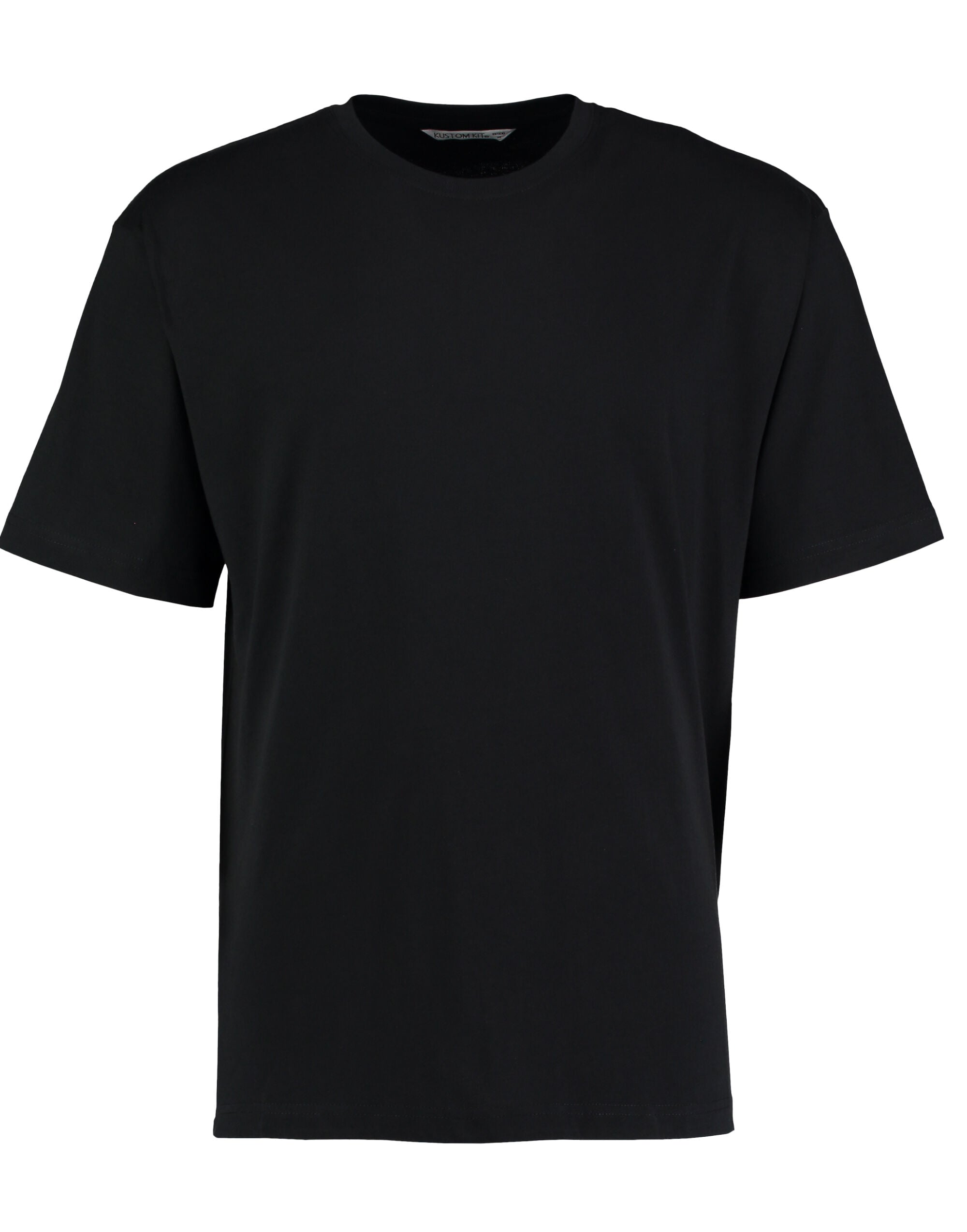 Kustom Kit Mens Classic Fit Hunky Tee KK500 - Black - Customisable T-Shirts