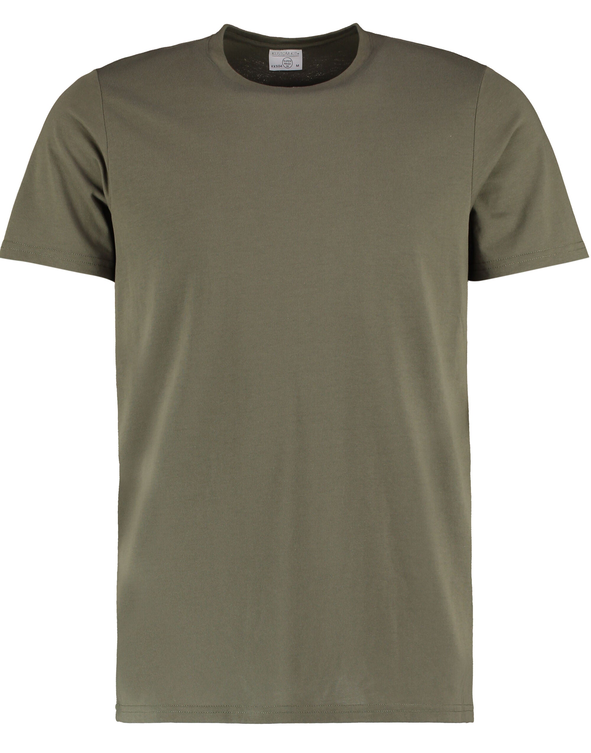 Kustom Kit Mens Fashion Superwash Tee KK504 - Khaki - Customisable T-Shirts