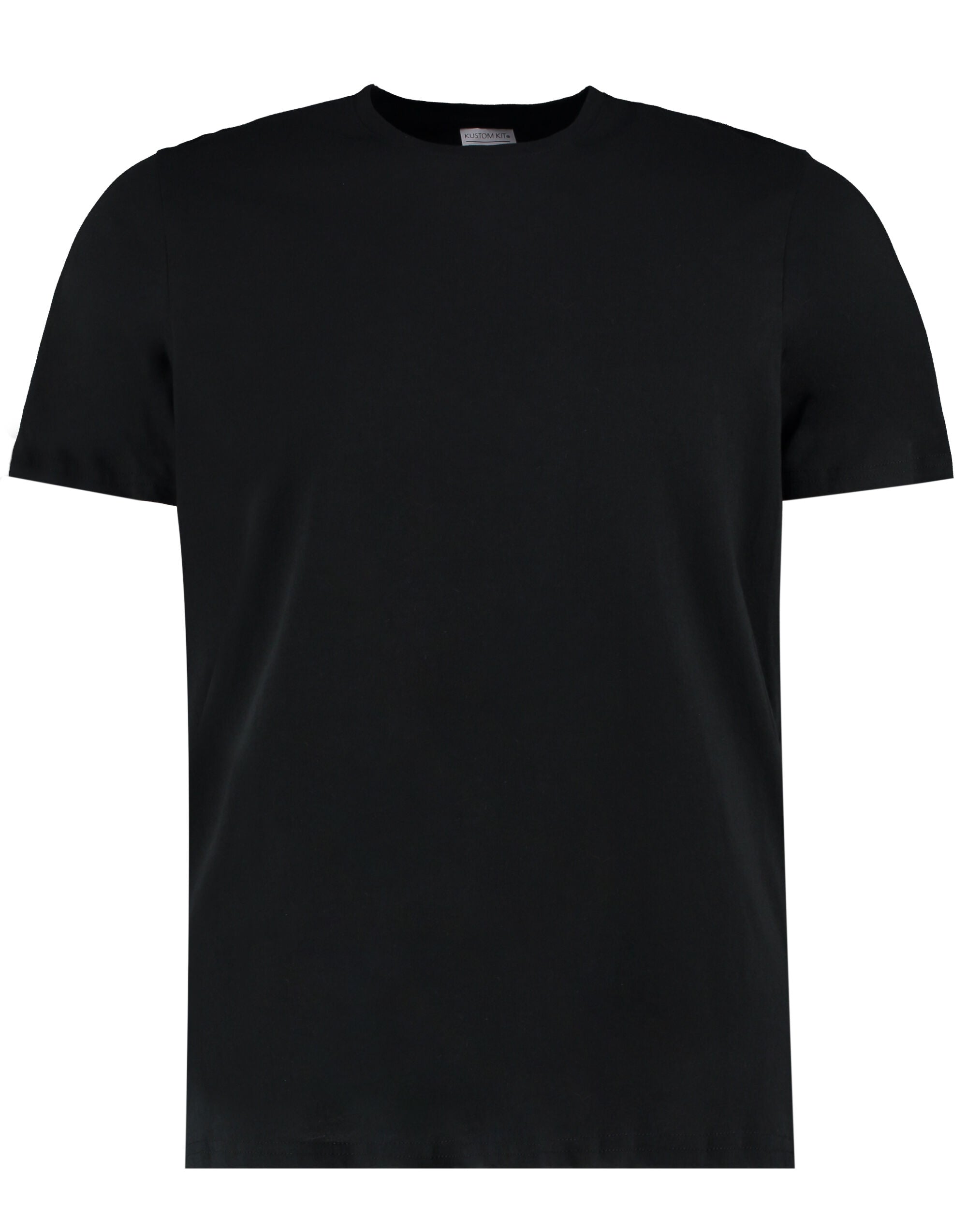 Kustom Kit Mens Fashion Fit Cotton Tee KK507 - Black - Customisable T-Shirts
