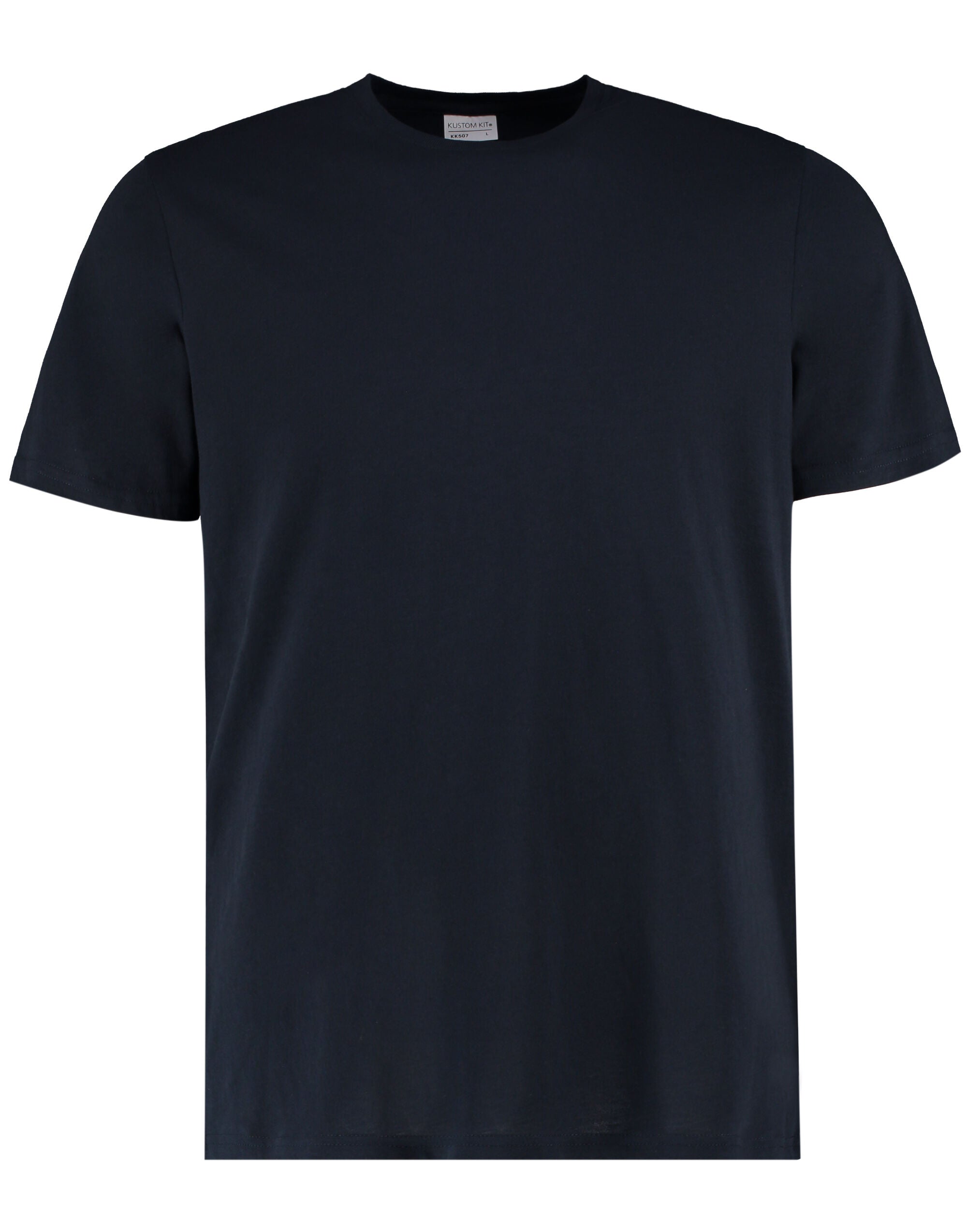 Kustom Kit Mens Fashion Fit Cotton Tee KK507 - Navy - Customisable T-Shirts