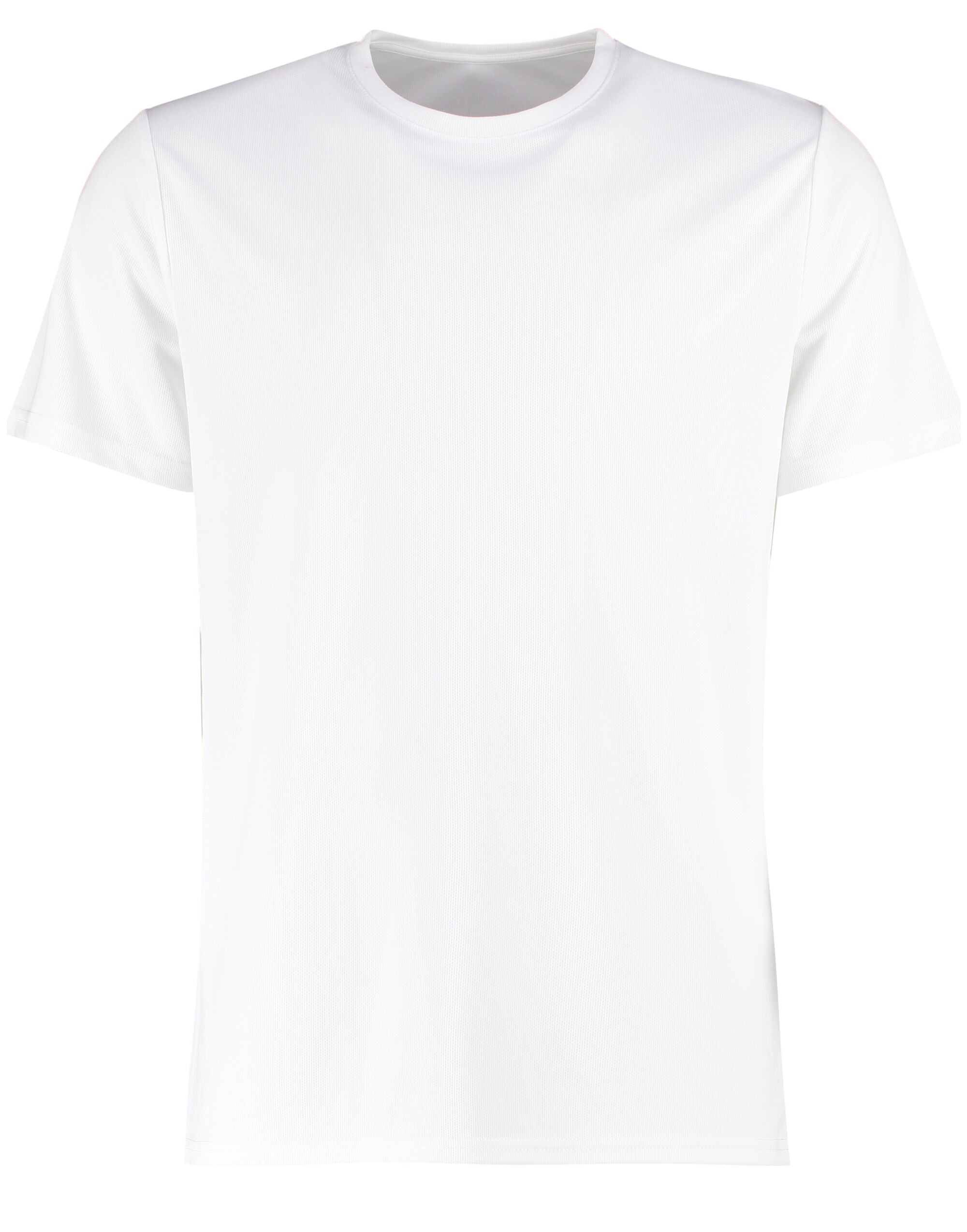 Kustom Kit Mens Cooltex Micro Mesh Tee KK555 - White - Customisable T-Shirts